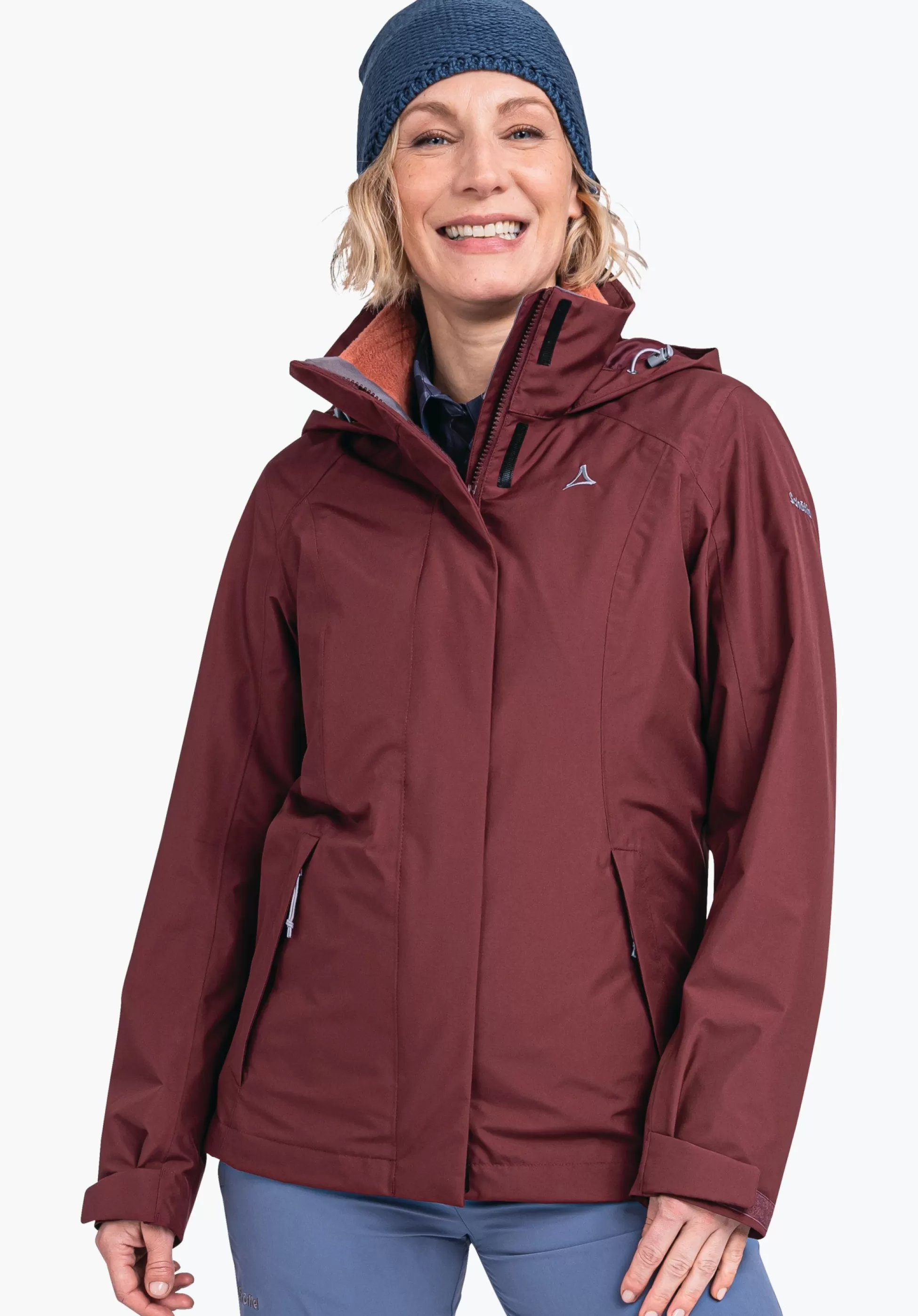WOMEN SCHÖFFEL Trek & Hike | Double Jackets<3in1 hiking jacket with zip-out fleece red