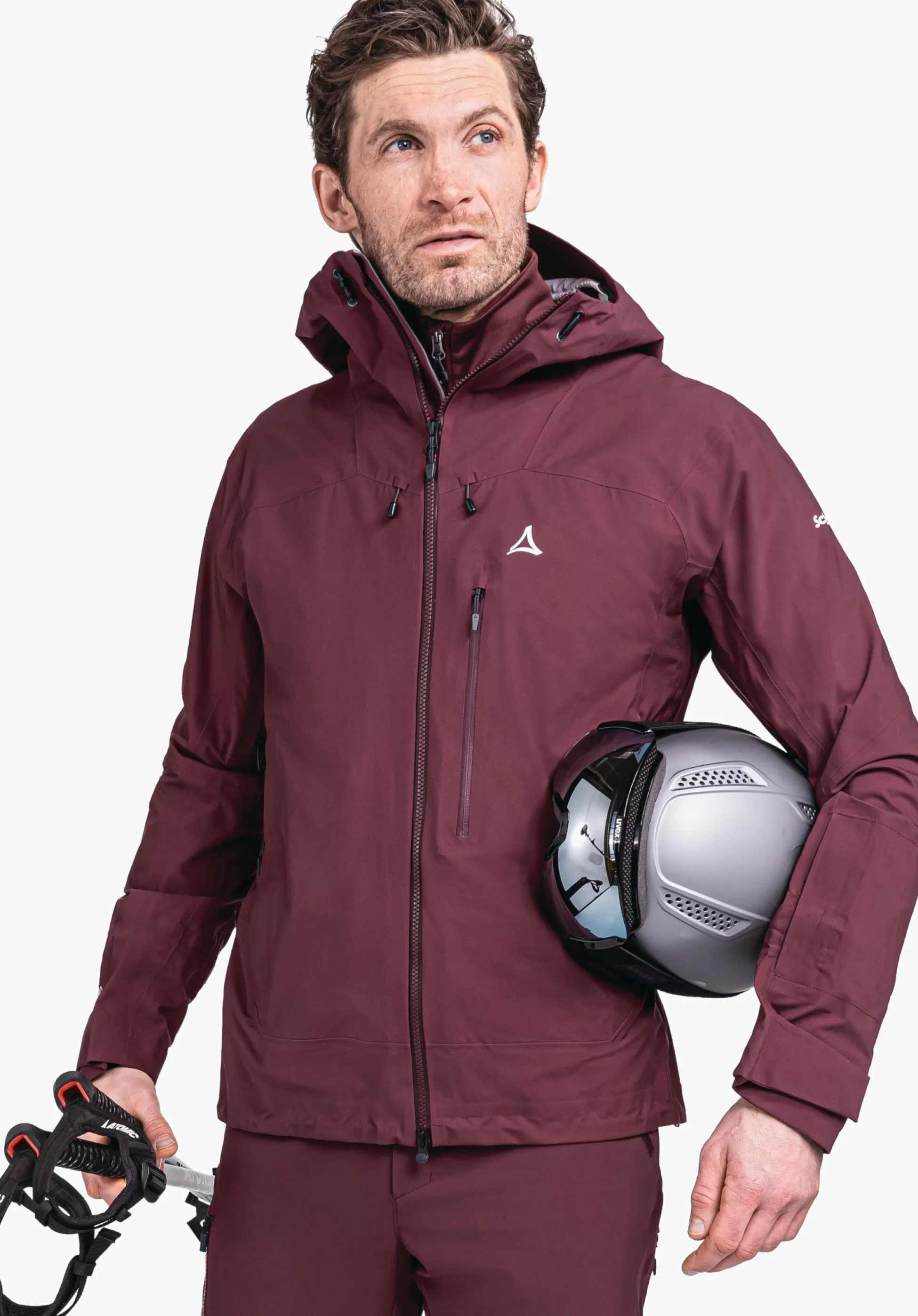 MEN SCHÖFFEL Skiing | Outdoor Jackets | Ski Tour | Mountaineering<4-way stretch hardshell touring jacket red