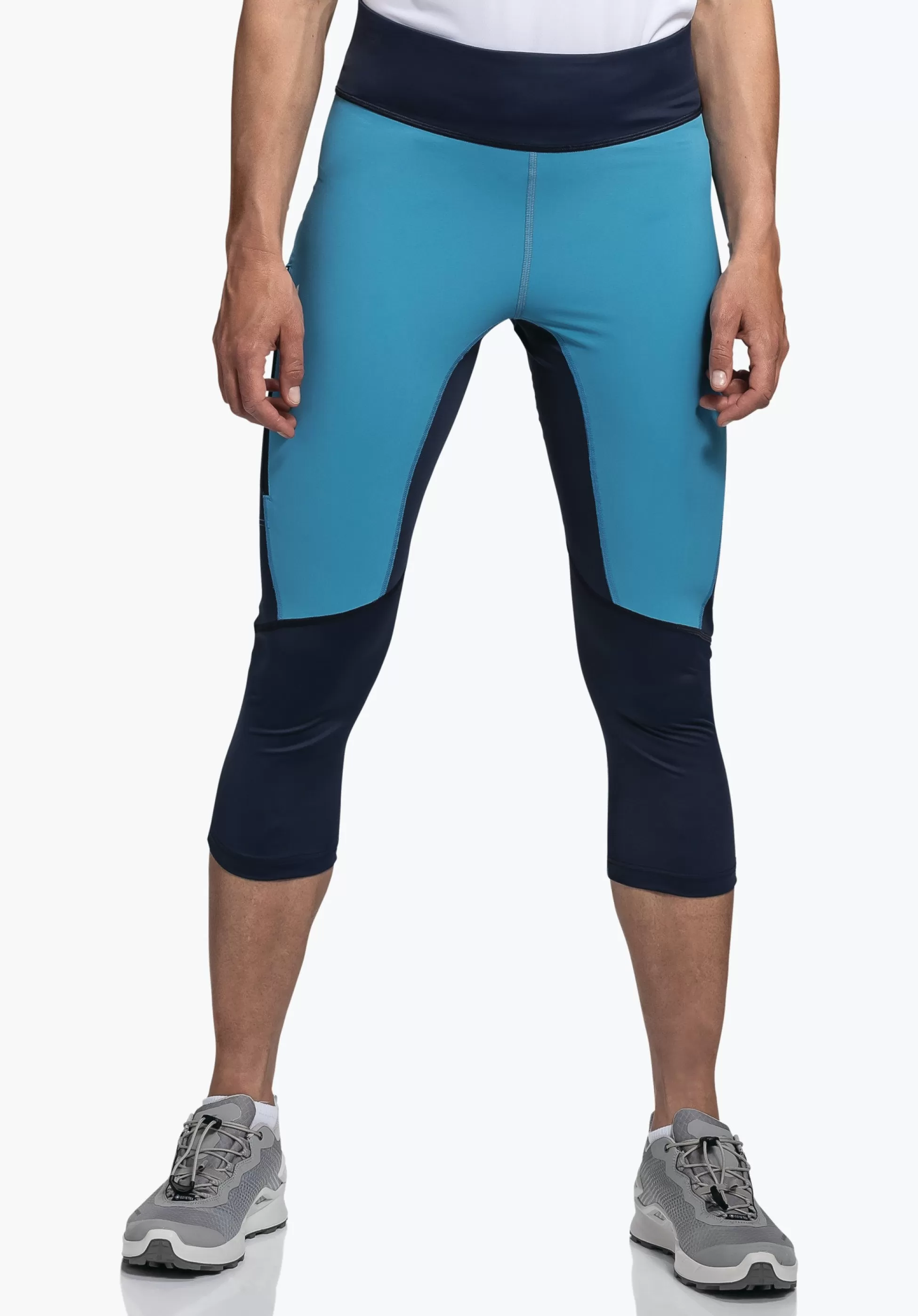 WOMEN SCHÖFFEL Pants Long<Abrasion resistant & lightweight 3/4 hiking tights blue