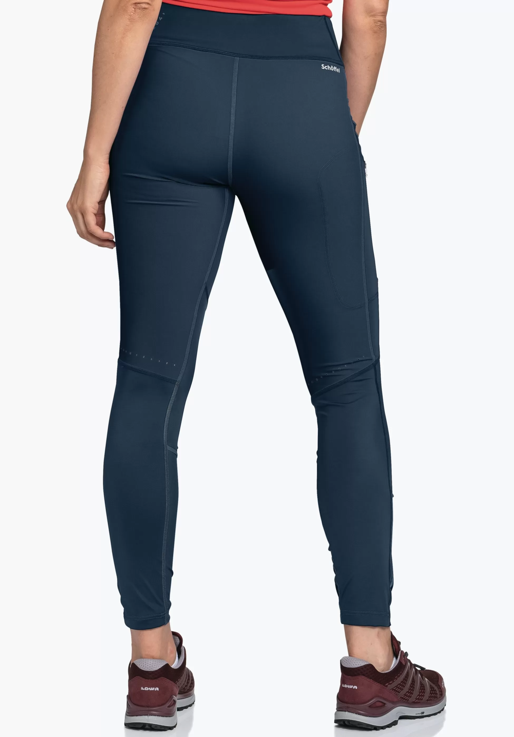 WOMEN SCHÖFFEL Pants Long<Abrasion resistant and lightweight hiking tights blue