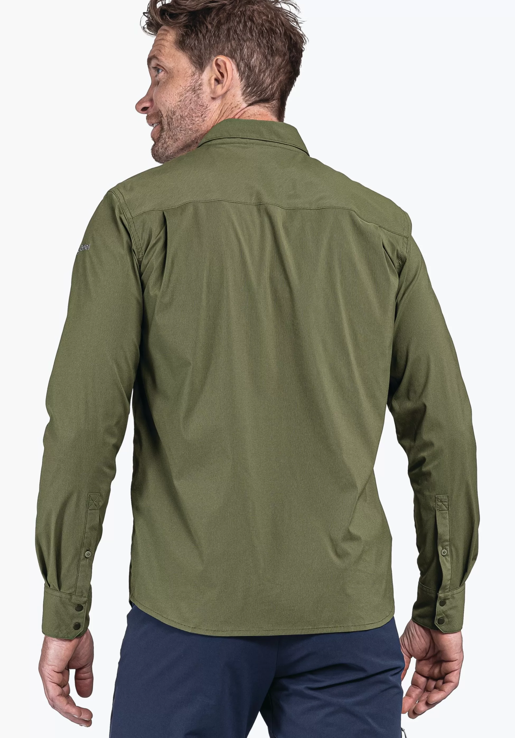 MEN SCHÖFFEL <Always dry in comfortable hiking shirt rot