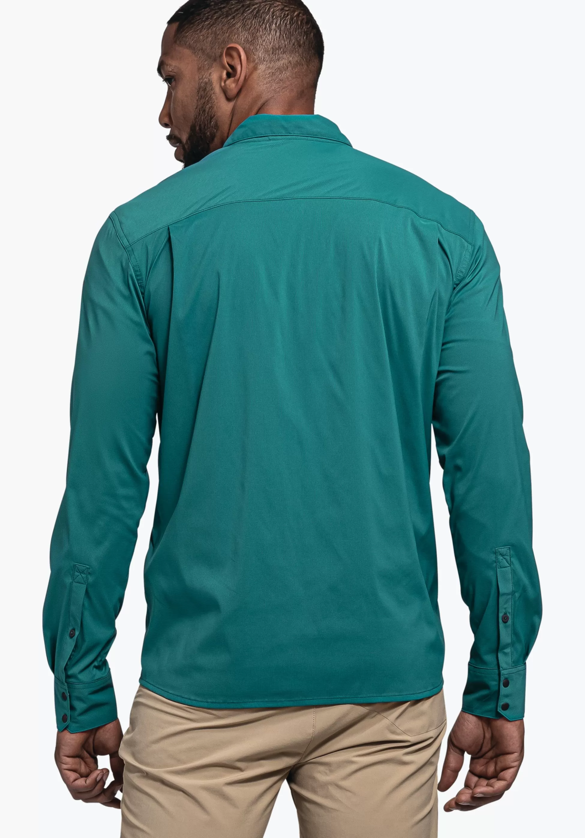 MEN SCHÖFFEL <Always dry in comfortable hiking shirt rot