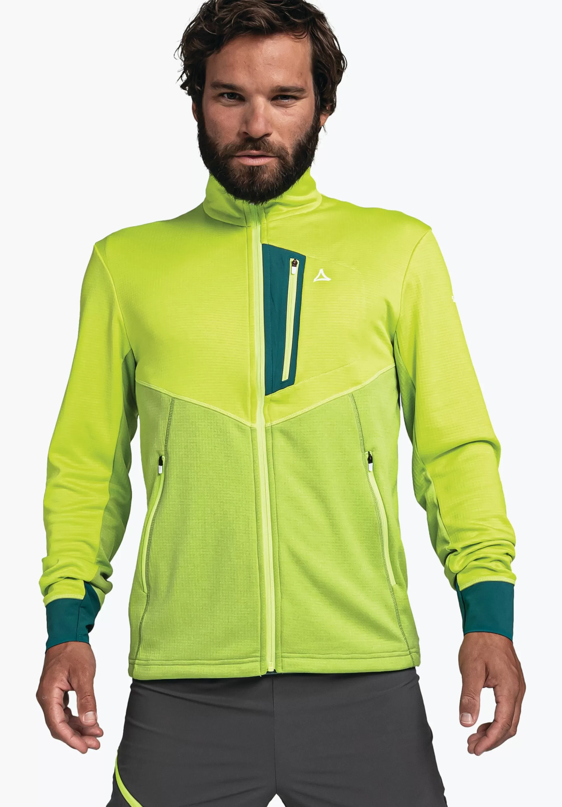 MEN SCHÖFFEL Trek & Hike<Anti-odor fleece jacket for hiking yellow