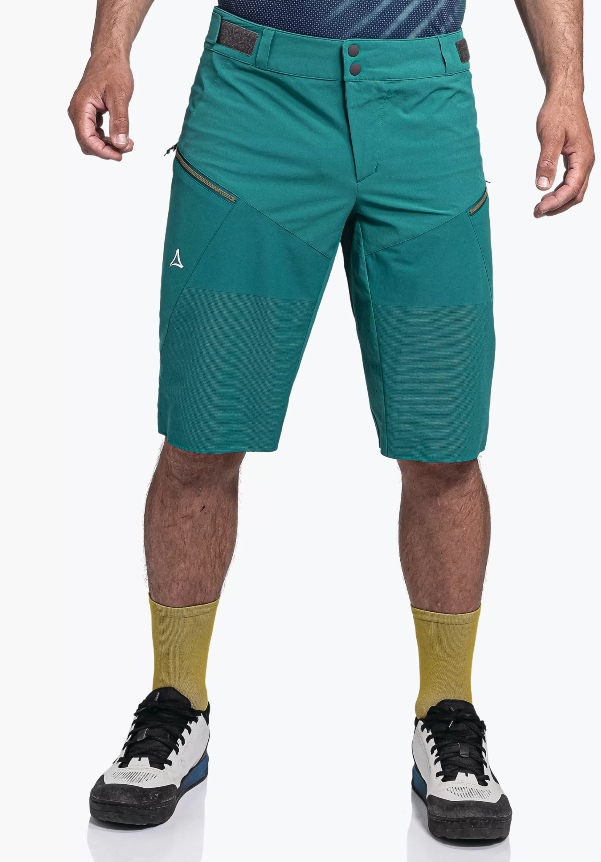 MEN SCHÖFFEL Bike<Bike Short with material reinforcements rot