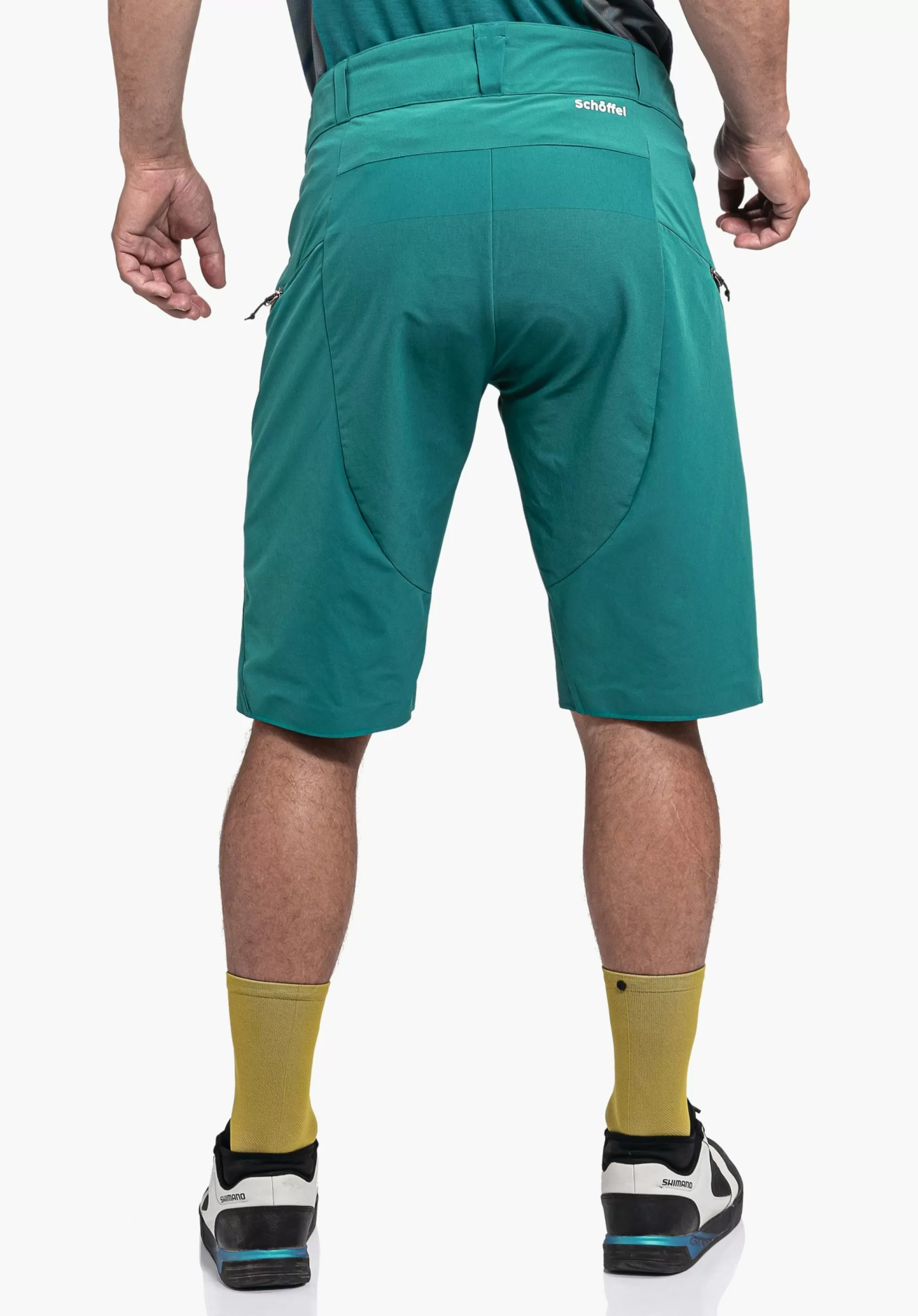 MEN SCHÖFFEL Bike<Bike Short with material reinforcements rot