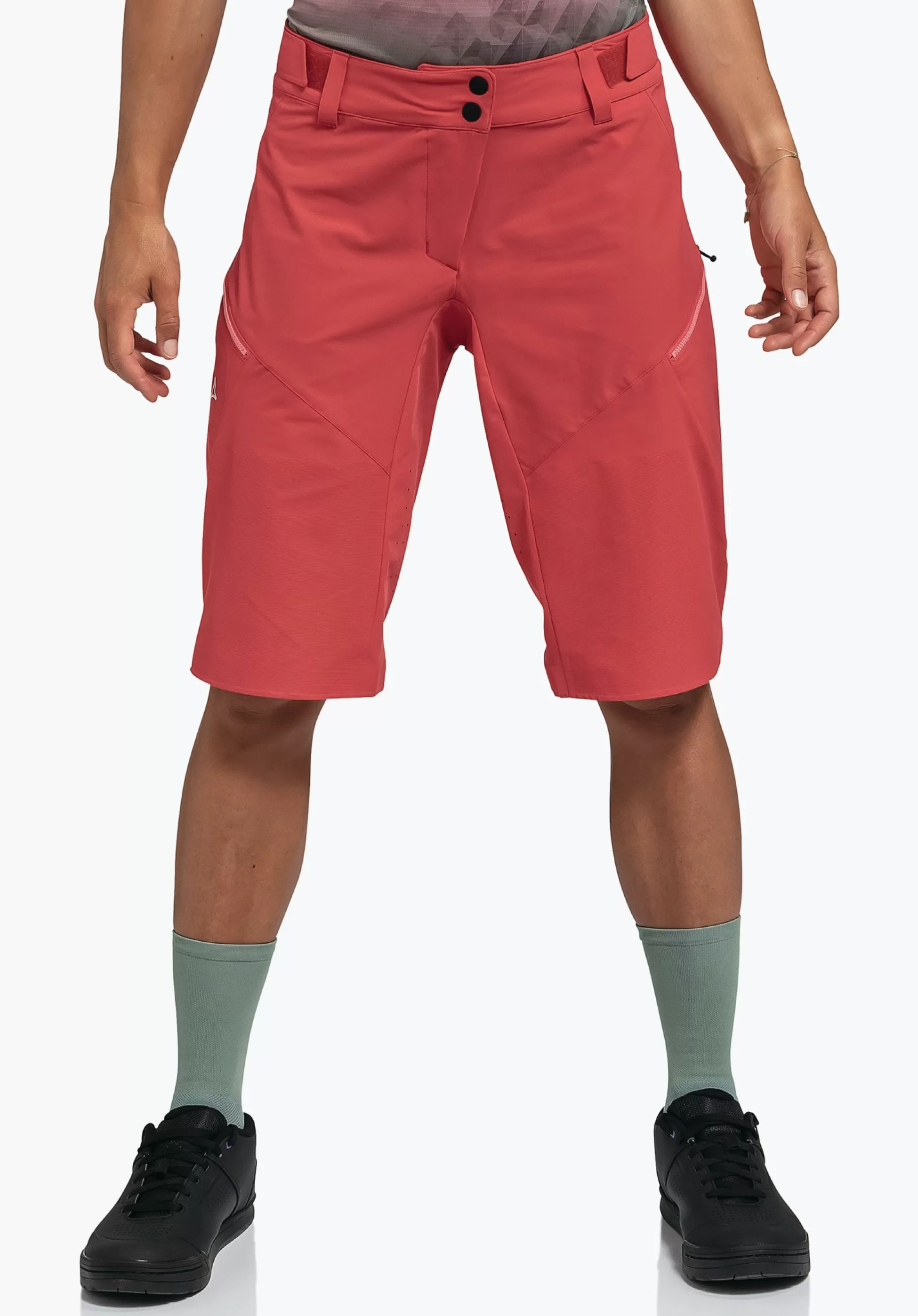 WOMEN SCHÖFFEL Bike<Bike Short with material reinforcements red