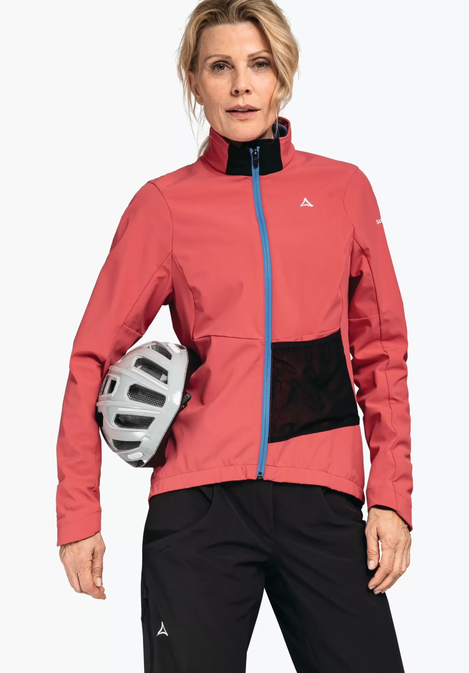 WOMEN SCHÖFFEL Bike<Bike softshell jacket in a material mix rot