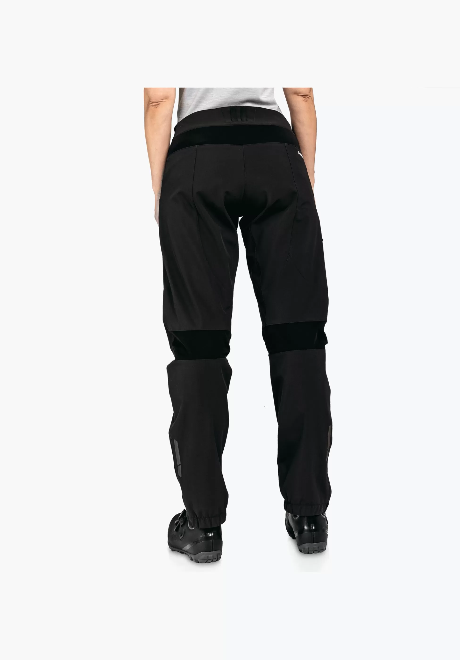 WOMEN SCHÖFFEL Bike | Pants Long<Bike softshell pants in a material mix black
