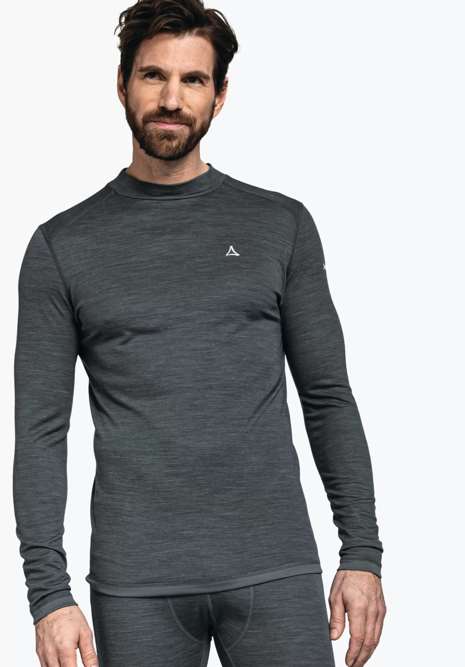 MEN SCHÖFFEL Skiing<Body temperature regulating Merino shirt blue