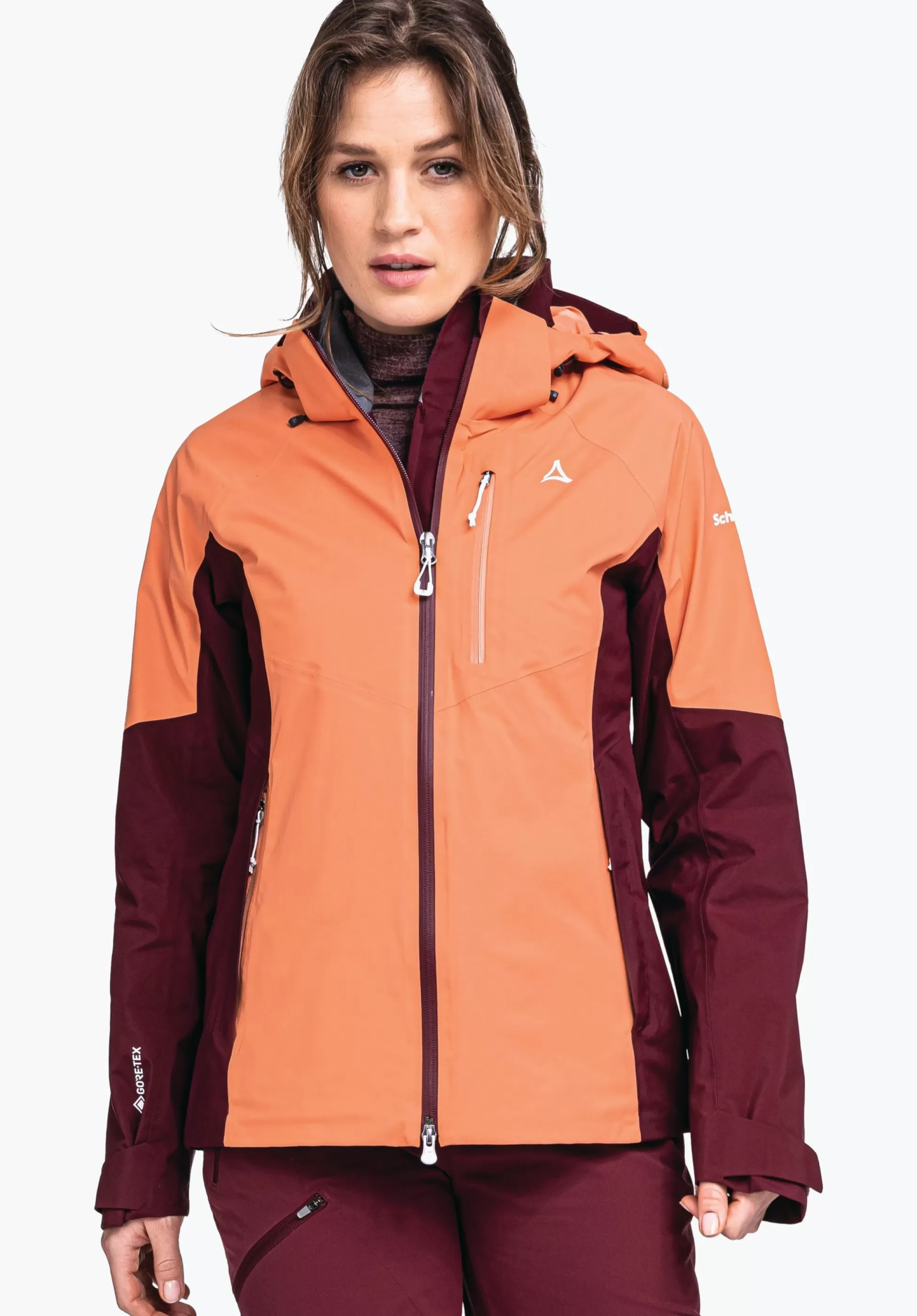 WOMEN SCHÖFFEL Outdoor Jackets<Breathable GORE-TEX hiking jacket red
