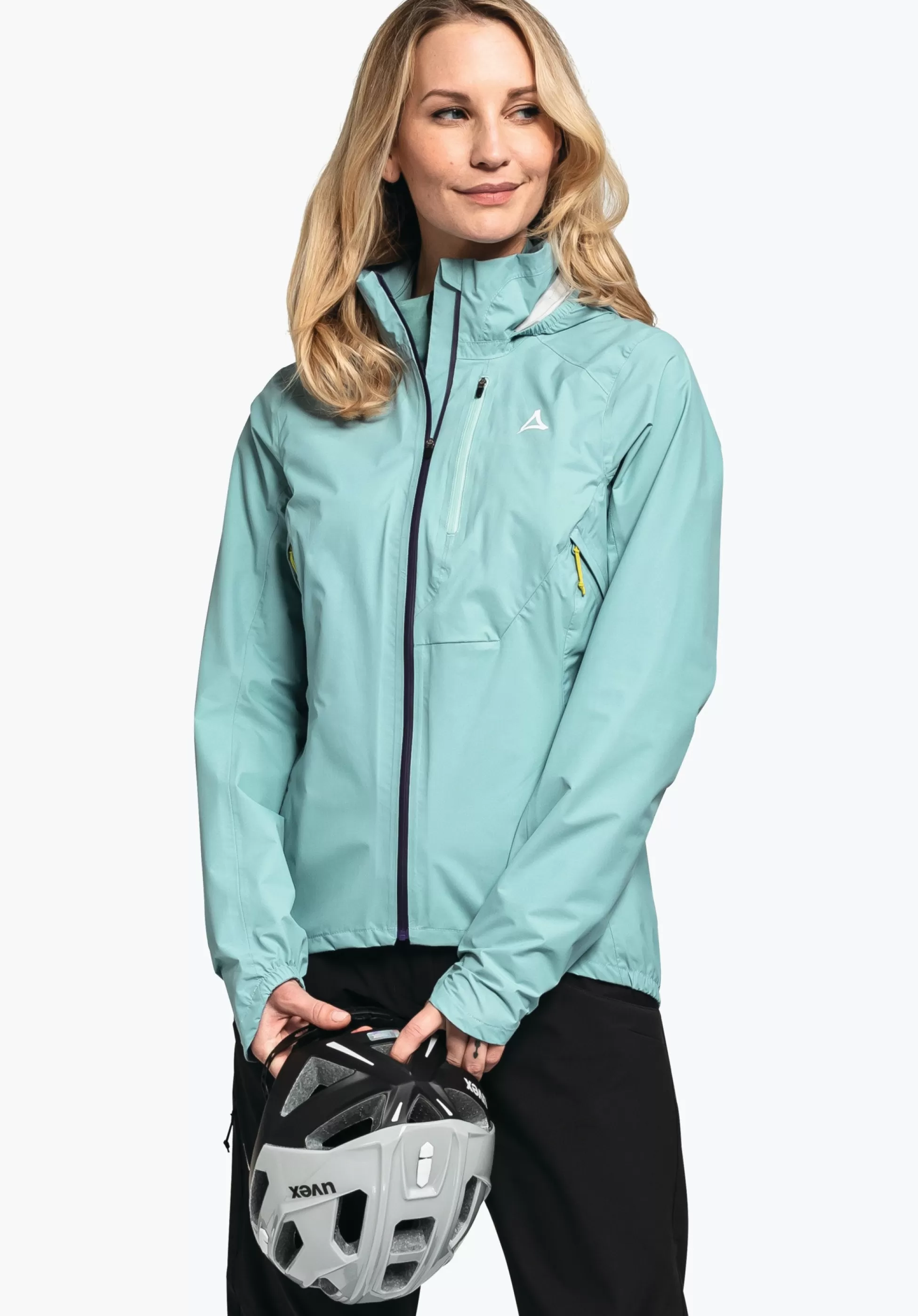 WOMEN SCHÖFFEL Bike<Breathable rain jacket for cycle trips red