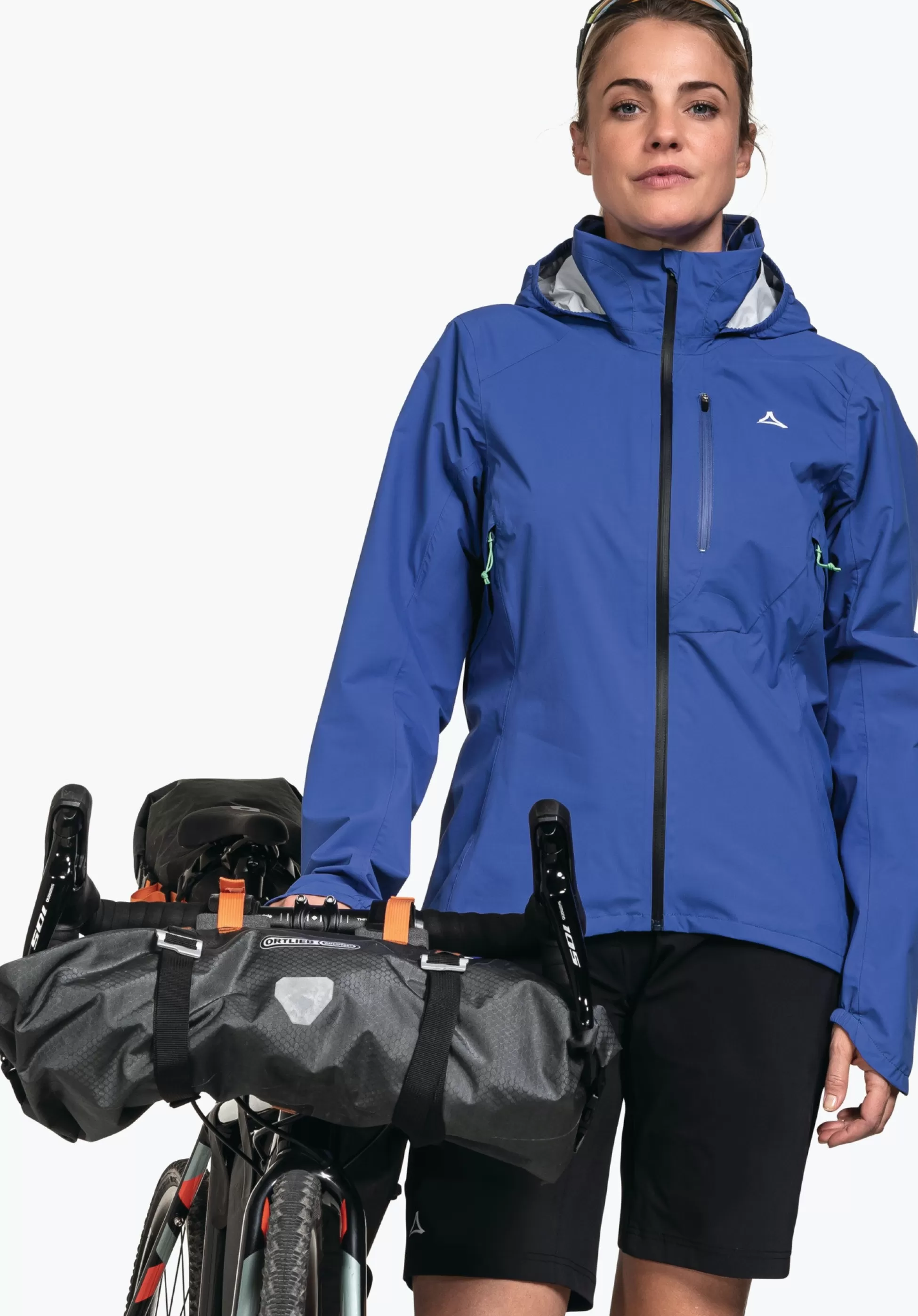 WOMEN SCHÖFFEL Bike<Breathable rain jacket for cycle trips red