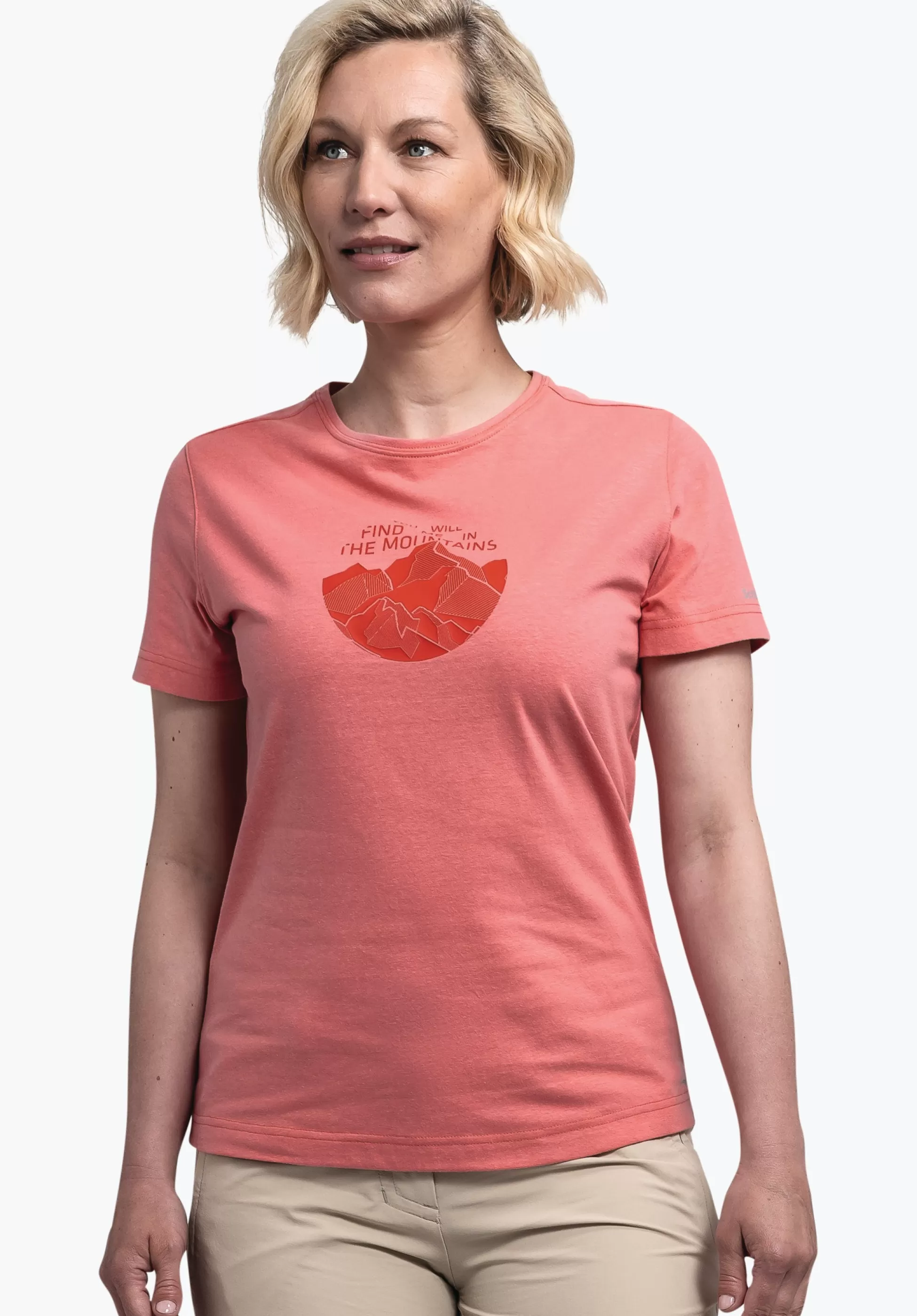 WOMEN SCHÖFFEL <Breathable t shirt for hiking rosa