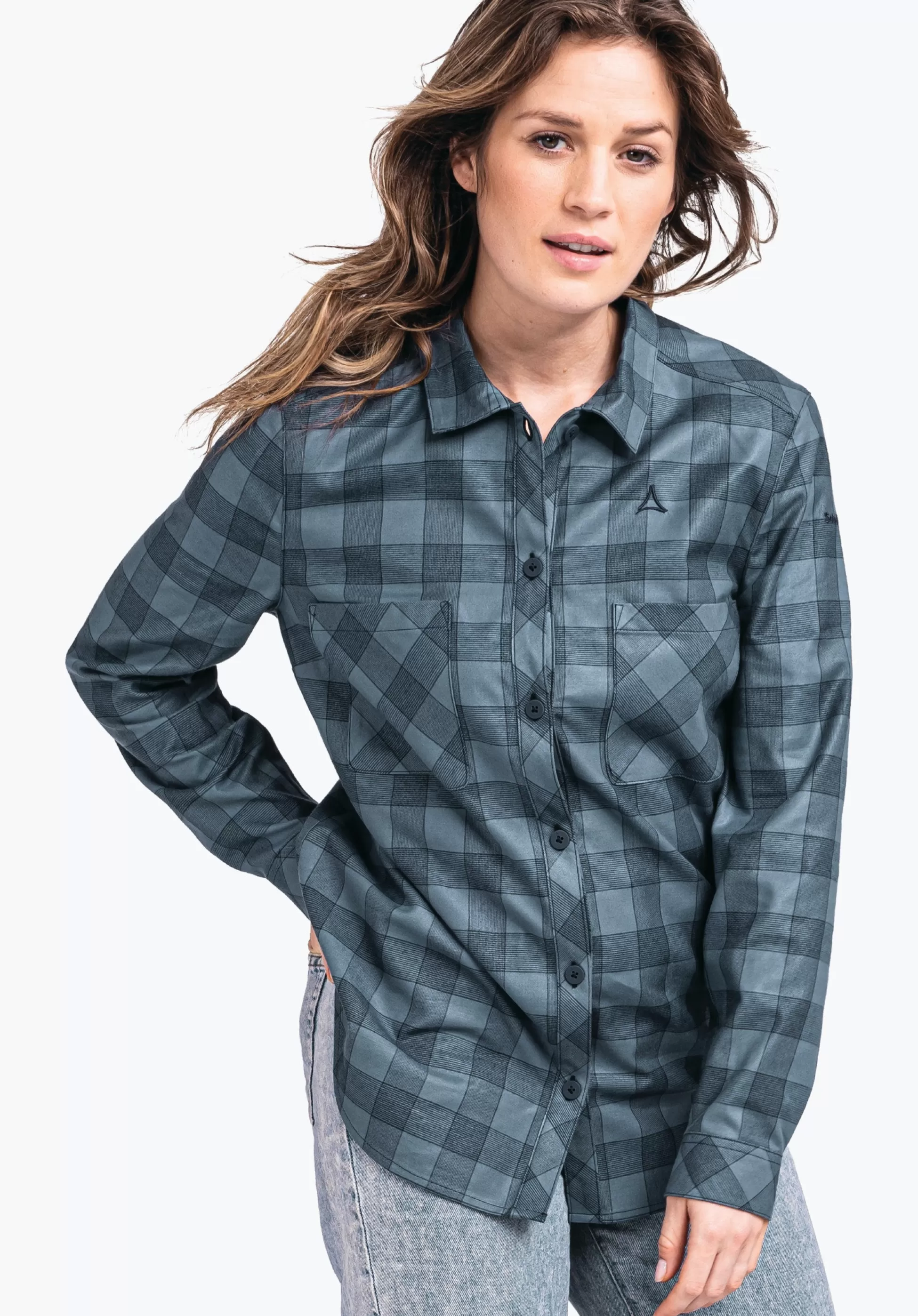 WOMEN SCHÖFFEL Travel/Leisure<Casual blouse from Tencel material mix red