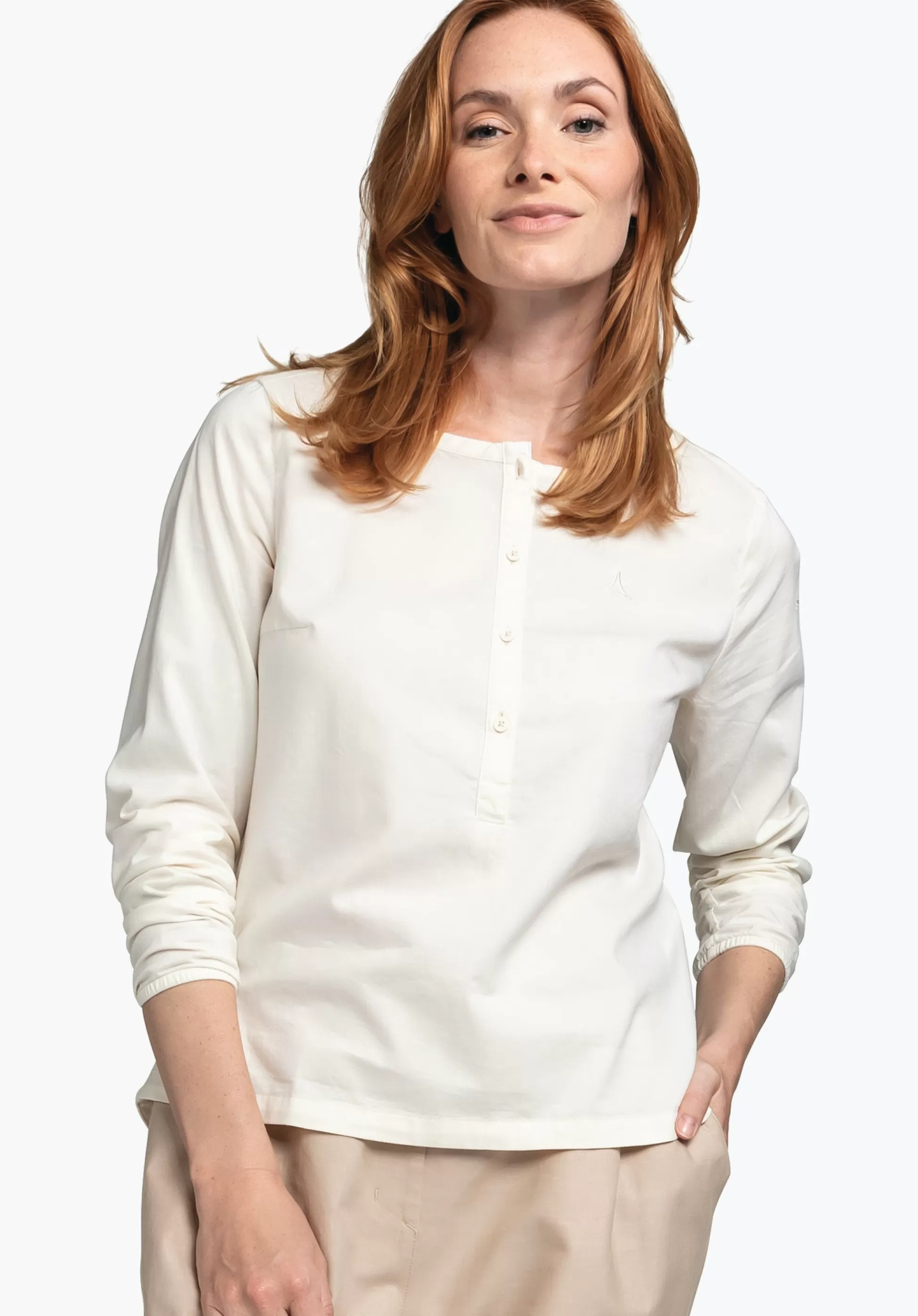 WOMEN SCHÖFFEL Travel/Leisure<Casual breathable blouse white