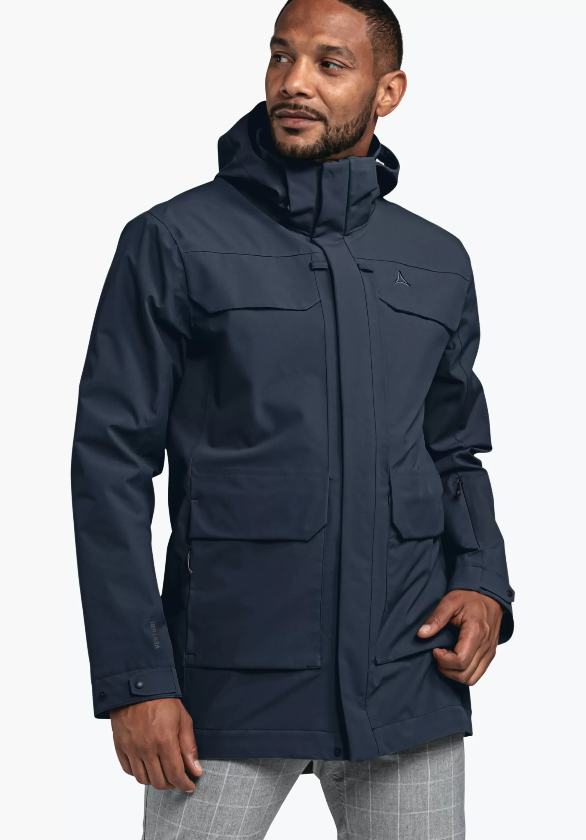 MEN SCHÖFFEL Outdoor Jackets | Travel/Leisure<Casual look waterproof jacket beige