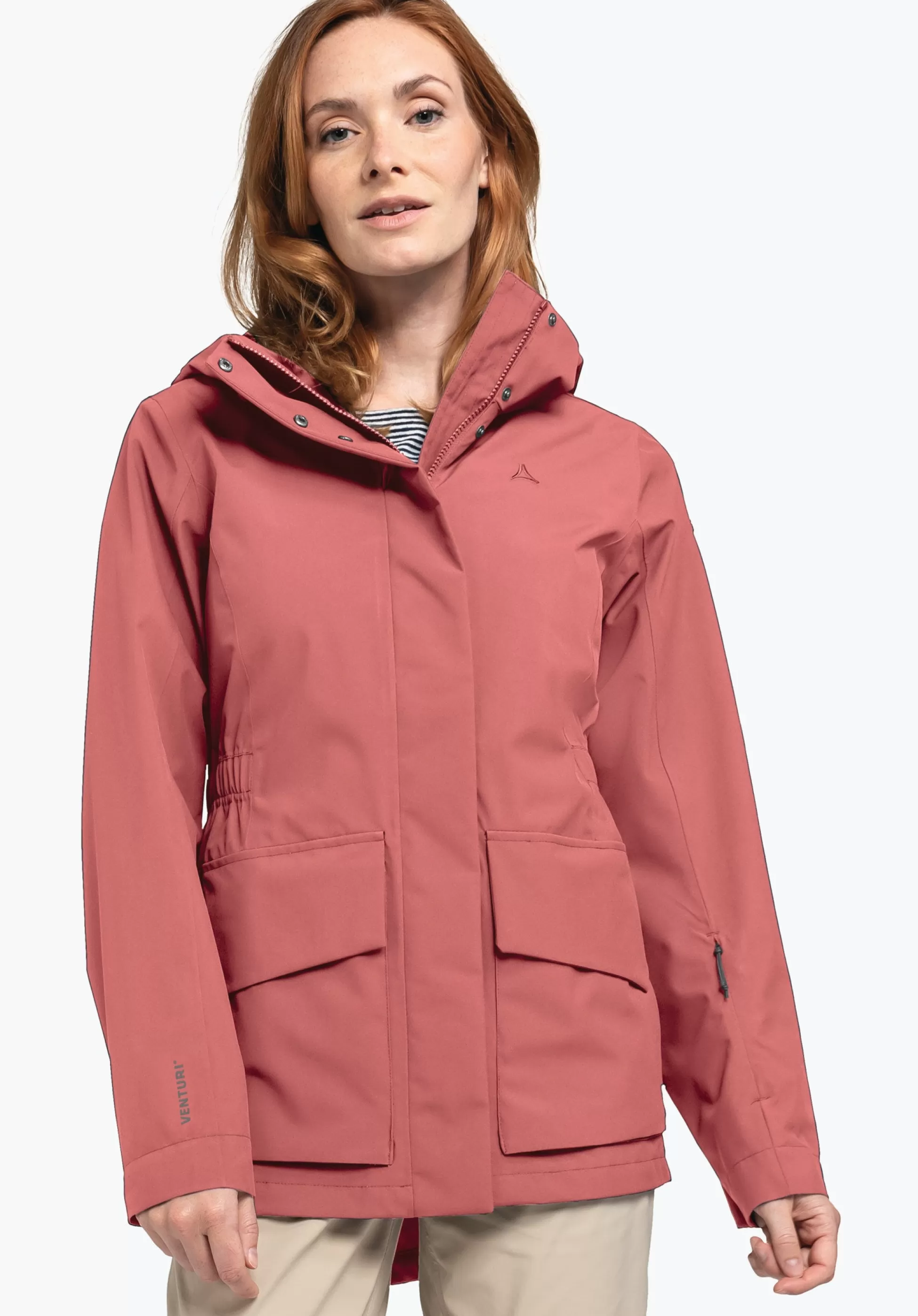WOMEN SCHÖFFEL Travel/Leisure | Outdoor Jackets<Casual look waterproof jacket rosa