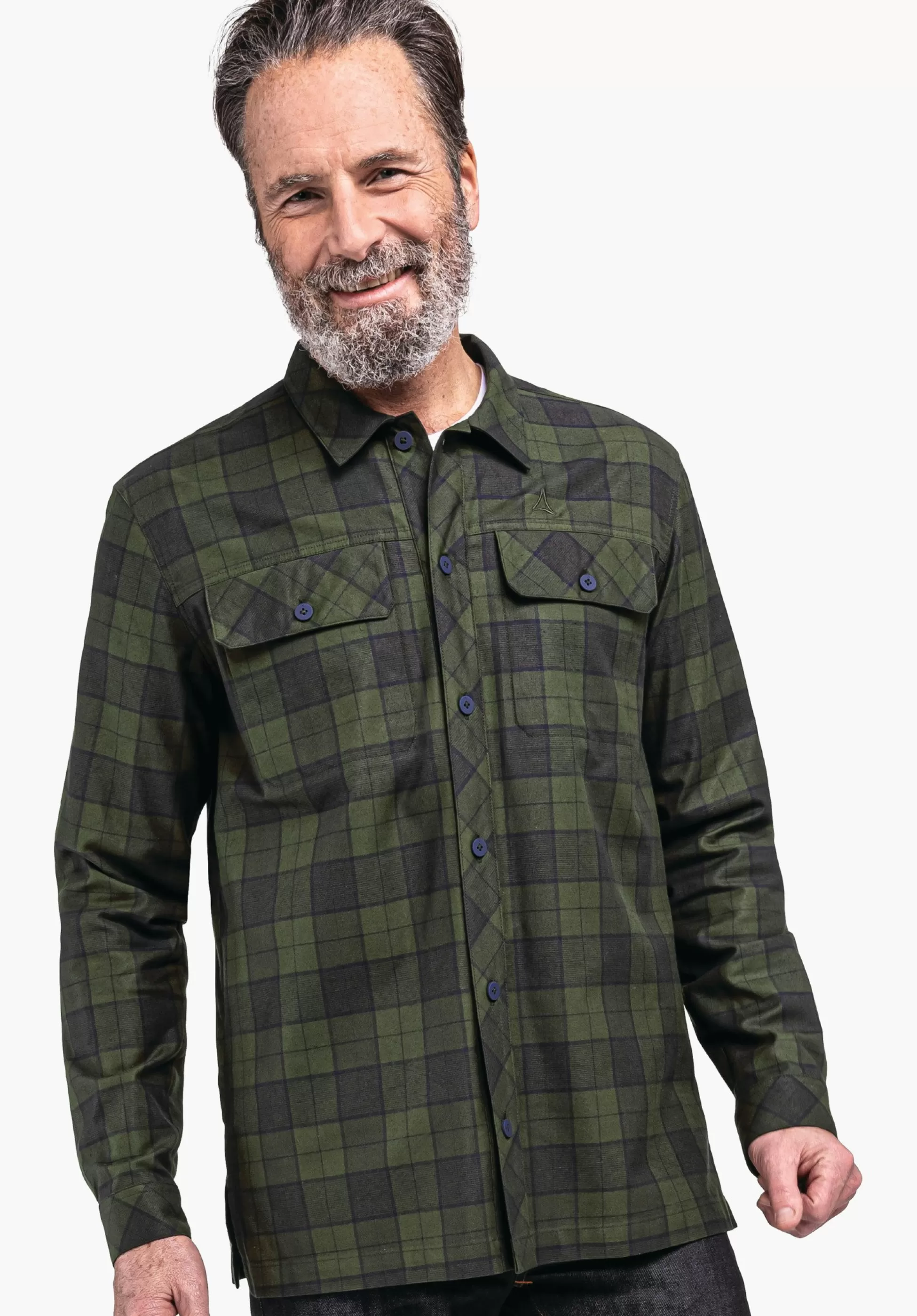 MEN SCHÖFFEL Travel/Leisure<Casual shirt made of Tencel material mix red