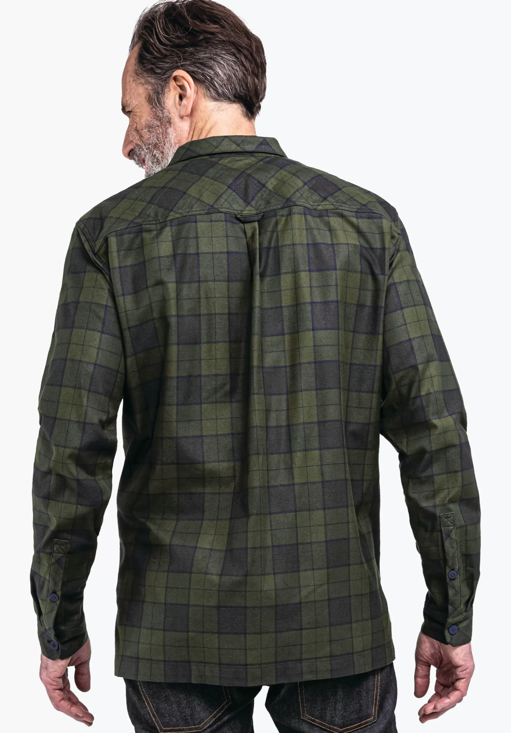 MEN SCHÖFFEL Travel/Leisure<Casual shirt made of Tencel material mix red