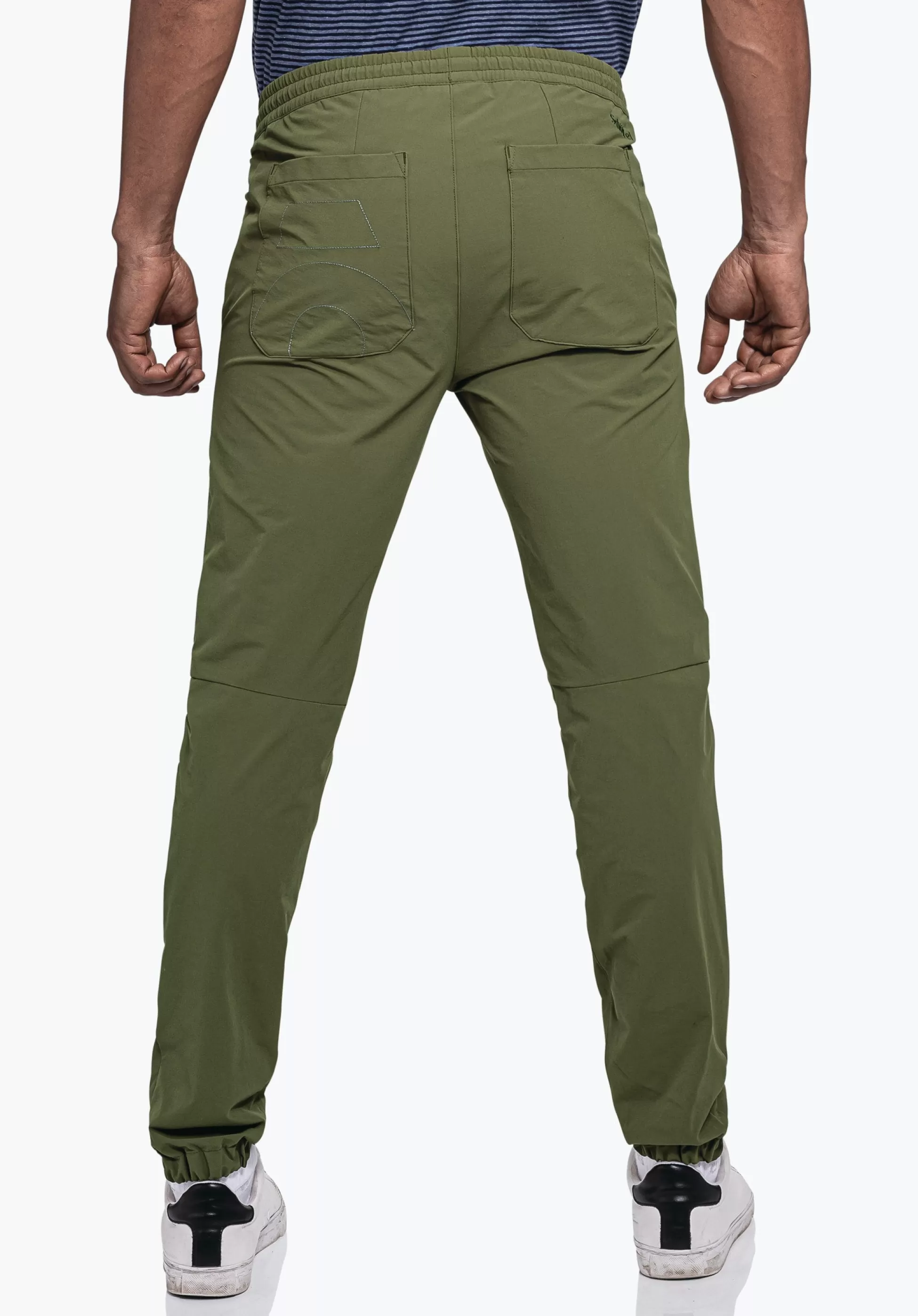 MEN SCHÖFFEL Travel/Leisure | Pants Long<Comfortable & water repellent casual pants grün