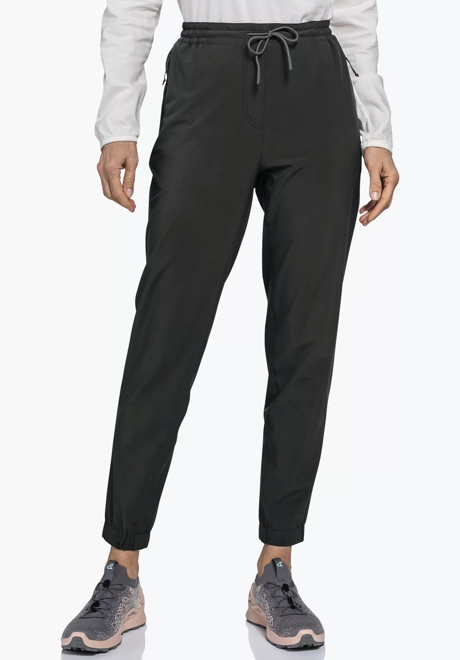 WOMEN SCHÖFFEL Travel/Leisure | Pants Long<Comfortable & water repellent casual pants braun