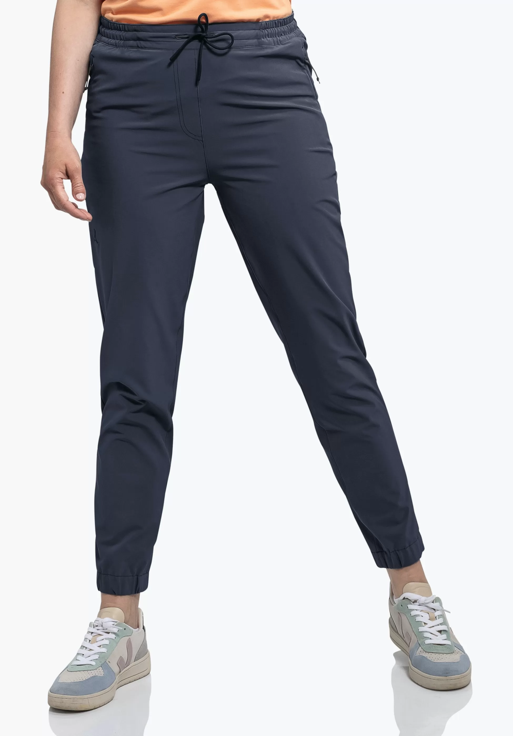 WOMEN SCHÖFFEL Travel/Leisure | Pants Long<Comfortable & water repellent casual pants braun