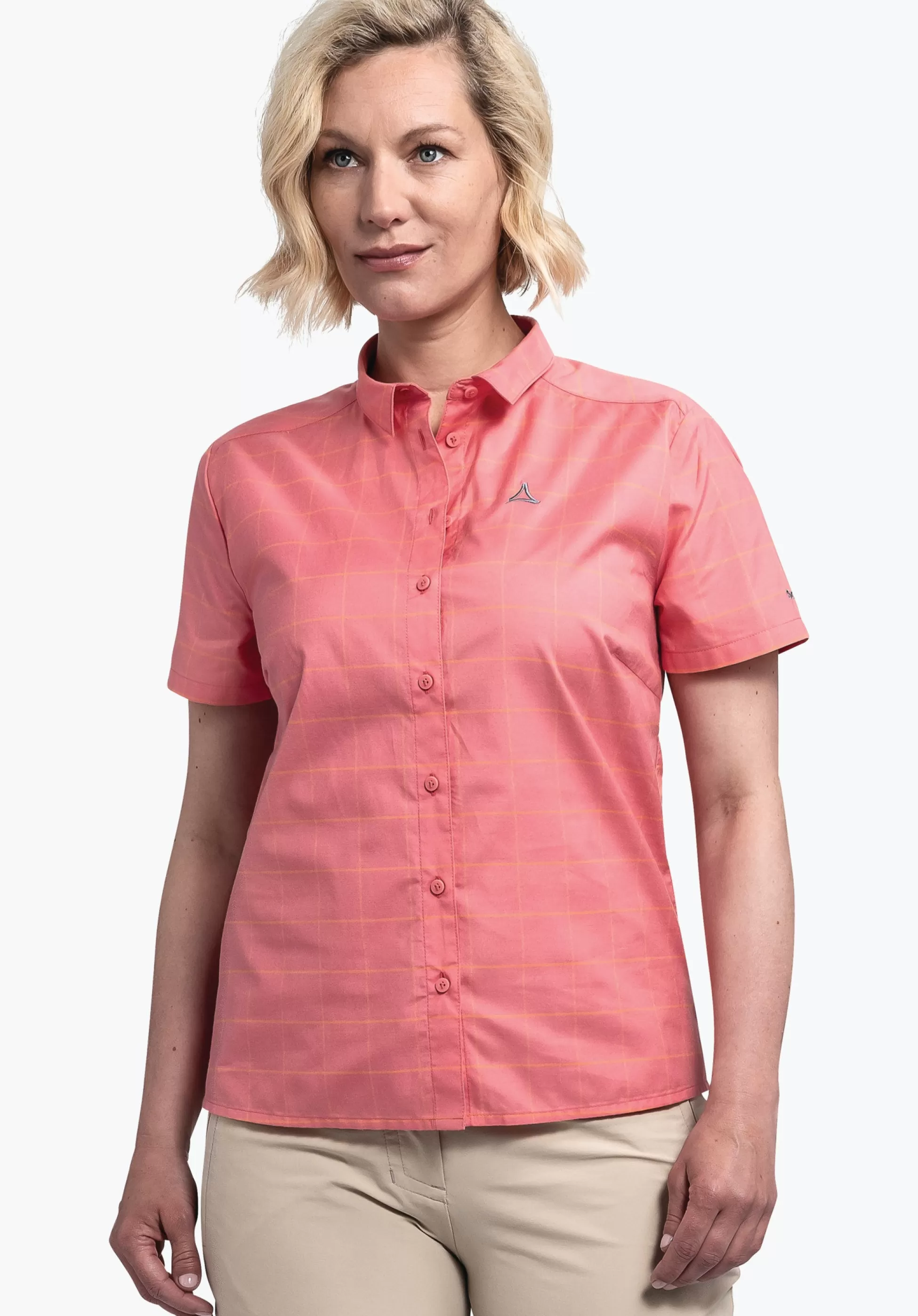 WOMEN SCHÖFFEL <Comfortable and lightweight hiking blouse rosa