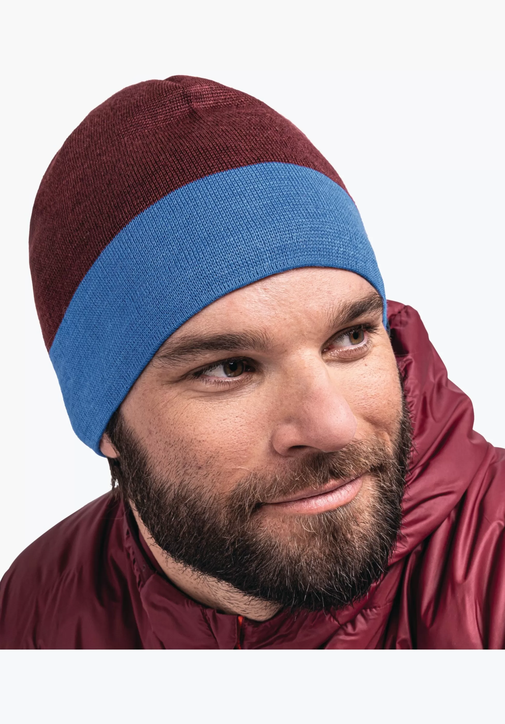 MEN SCHÖFFEL Skiing<Comfortable knitted hat with a fleece headband red