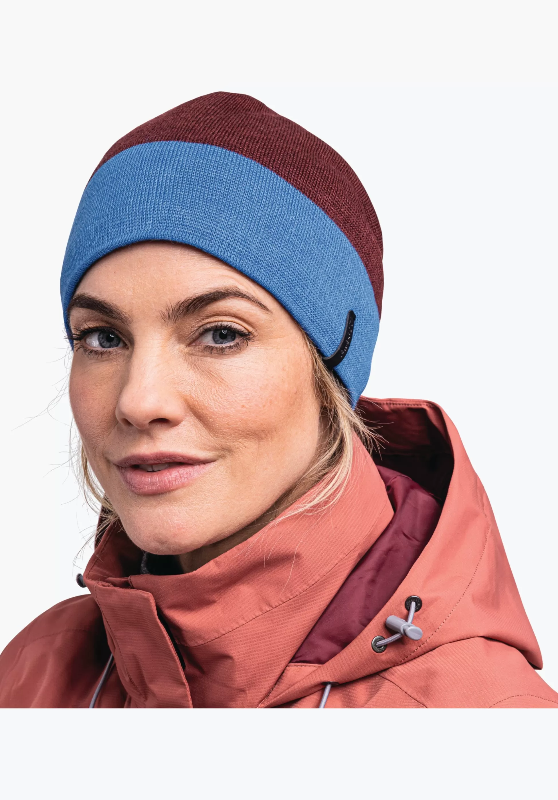MEN SCHÖFFEL Skiing<Comfortable knitted hat with a fleece headband red