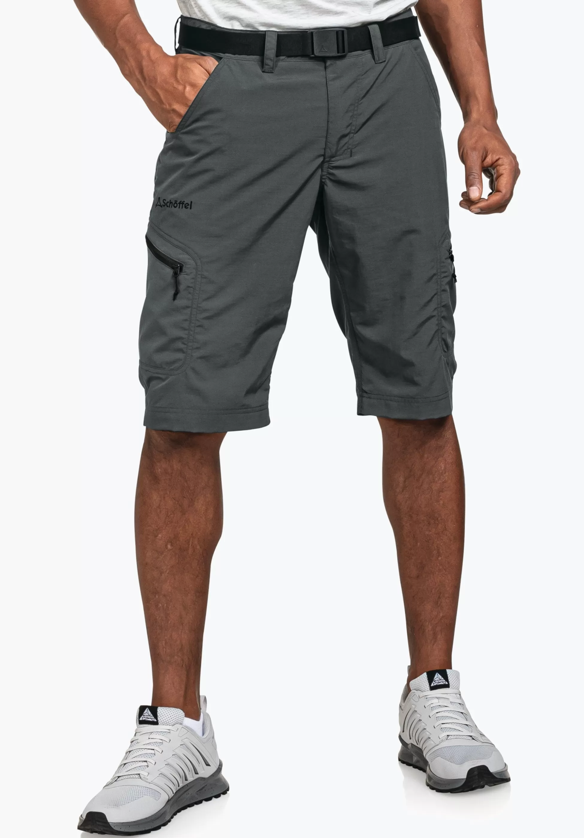 MEN SCHÖFFEL Travel/Leisure | Pants Short<Comfortable leisure shirts with pocket brown
