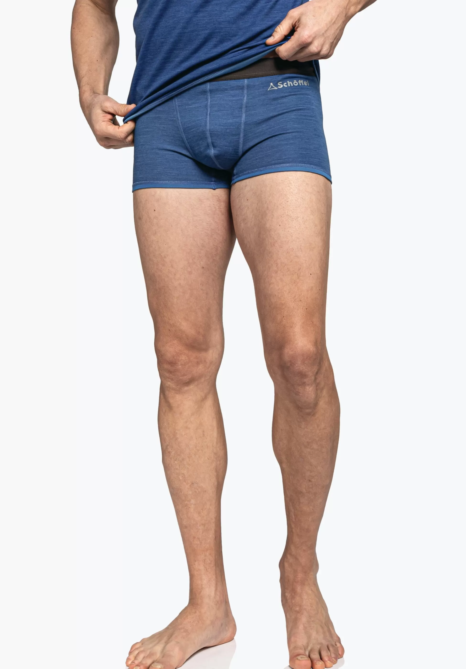 MEN SCHÖFFEL Skiing | Trek & Hike<Comfortable outdoor underpants with merino blue