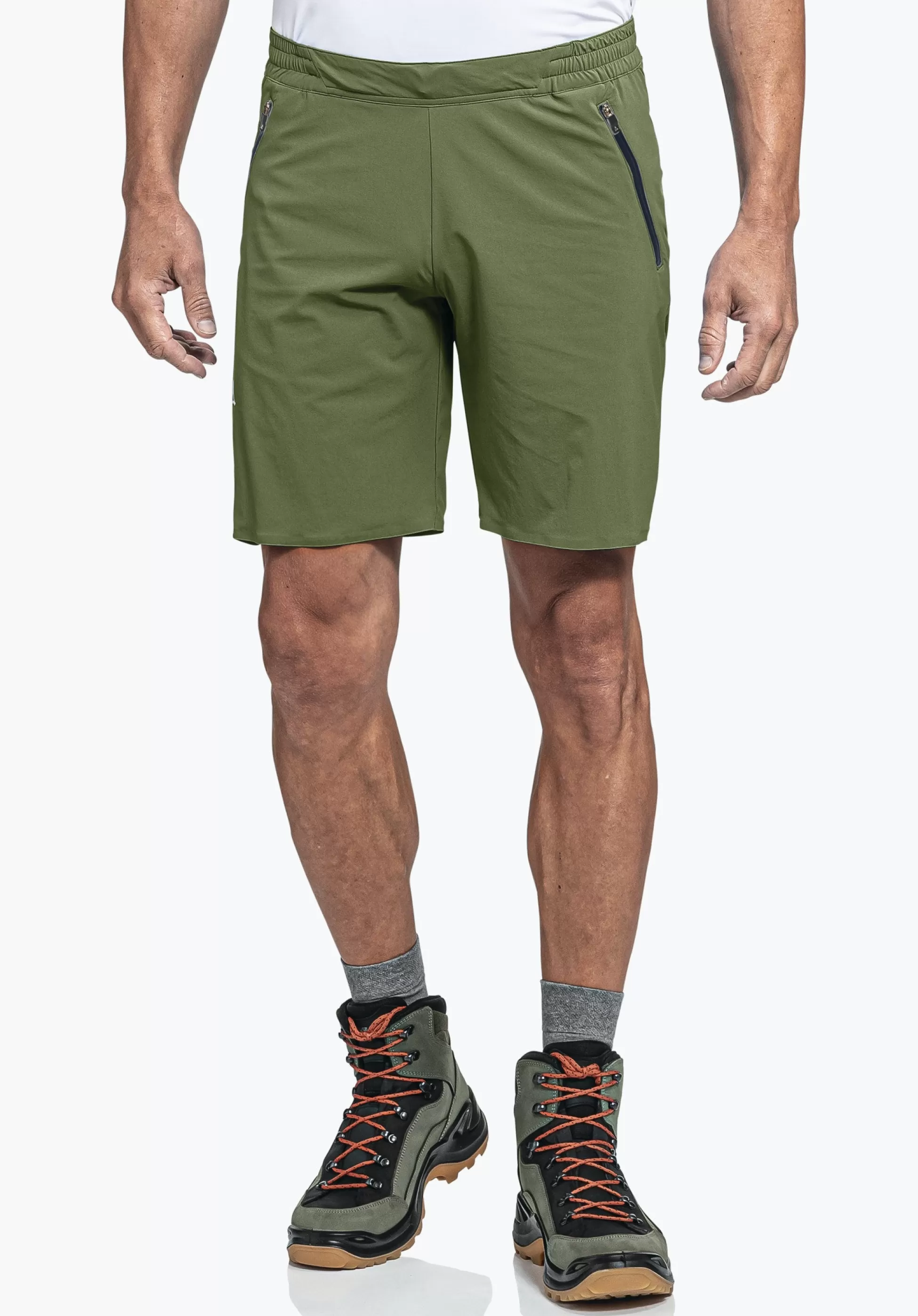 MEN SCHÖFFEL Pants Short<Comfortable shorts for sporty hikes grün