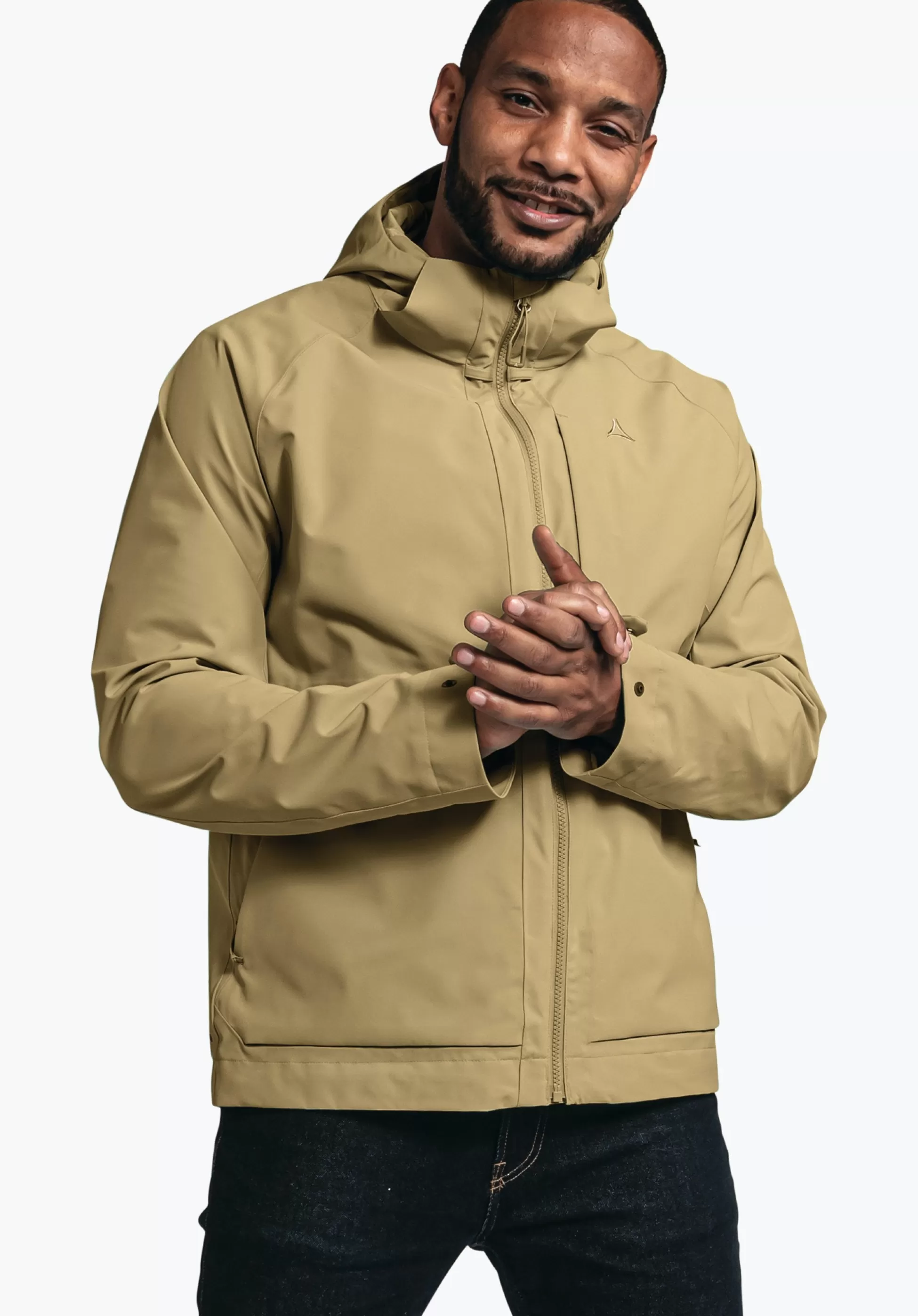 MEN SCHÖFFEL Travel/Leisure | Outdoor Jackets<Cool waterproof windproof jacket beige