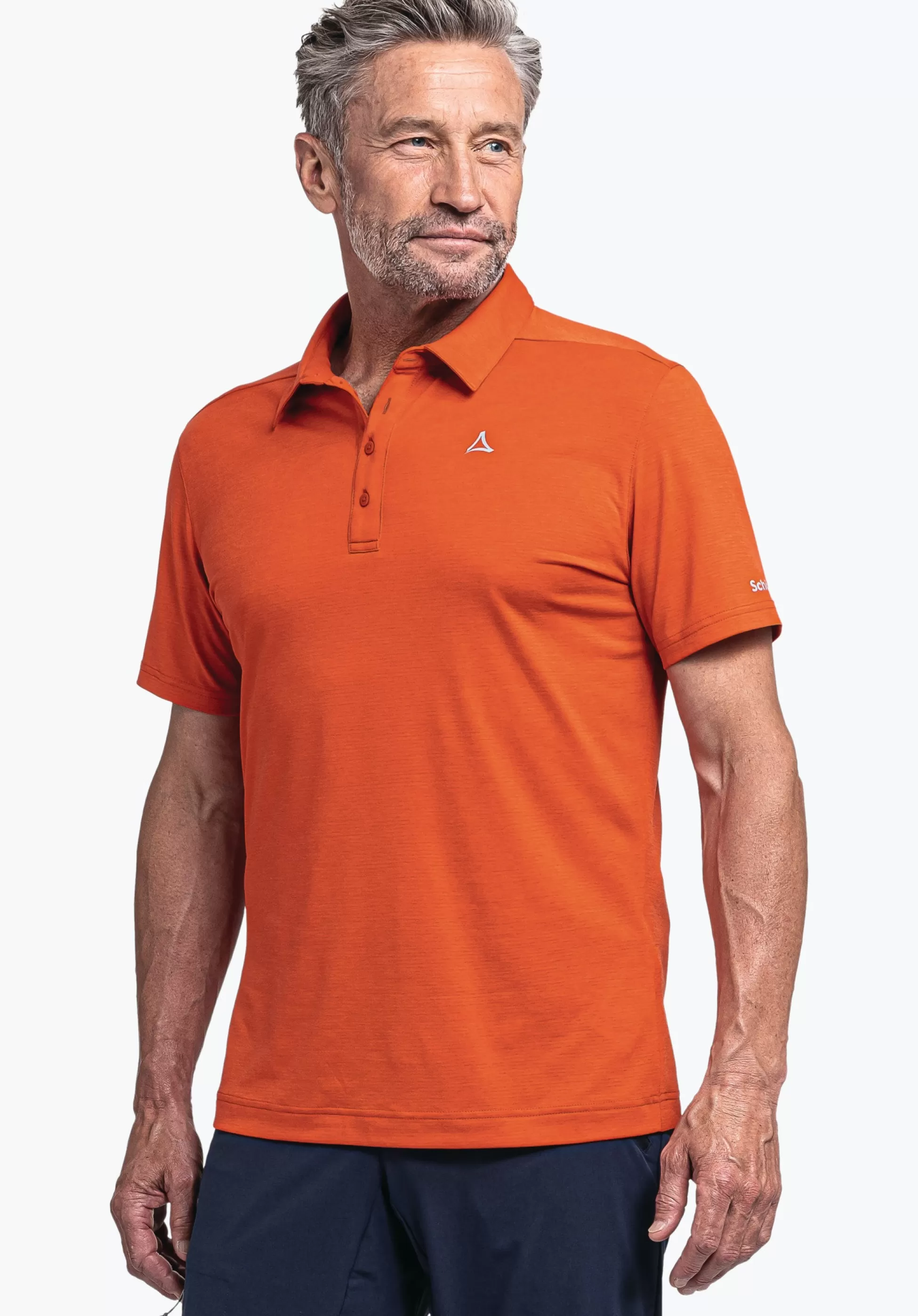 MEN SCHÖFFEL <Eco friendly & stylish polo orange