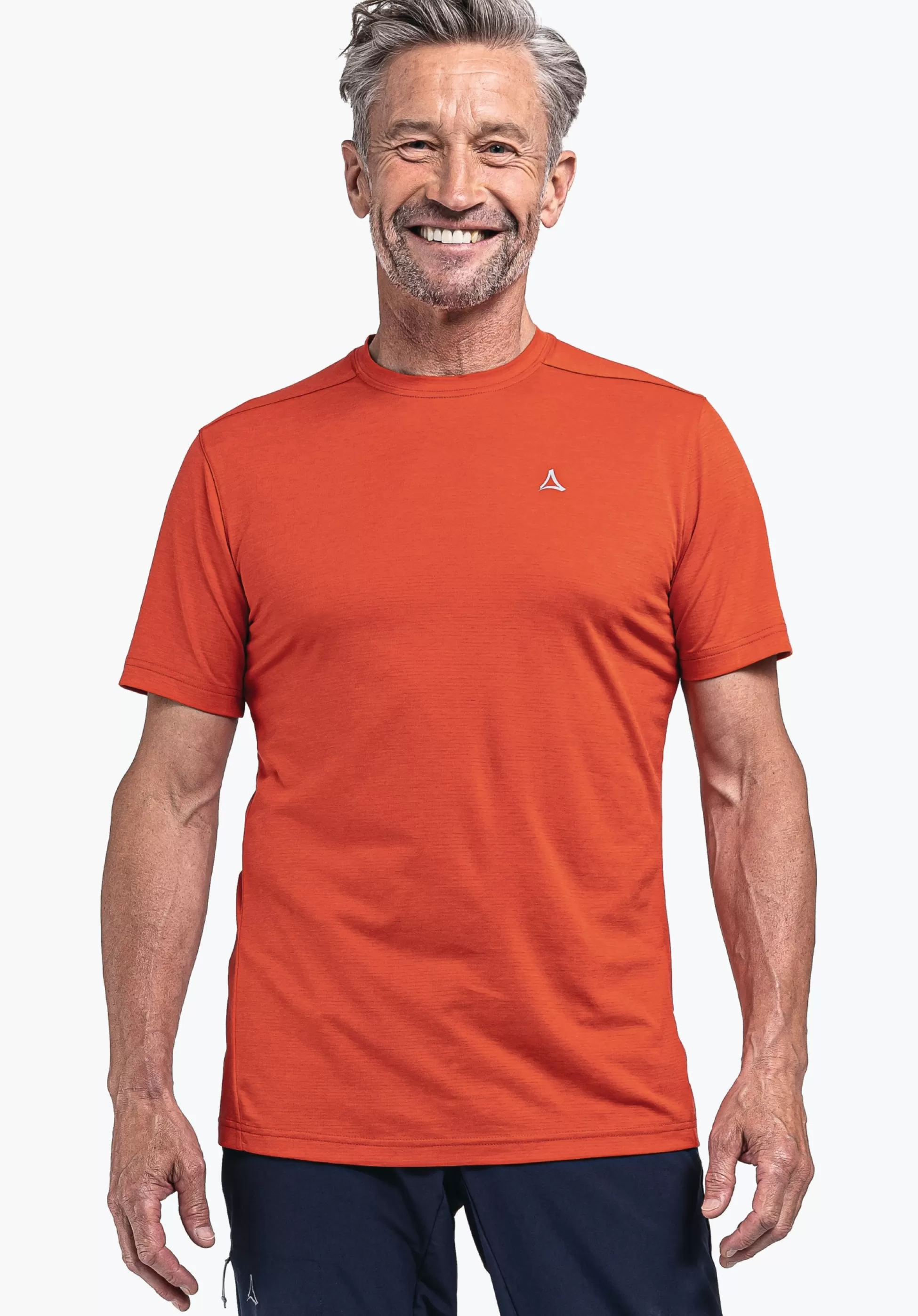 MEN SCHÖFFEL <Environmentally friendly & comfortable shirt orange