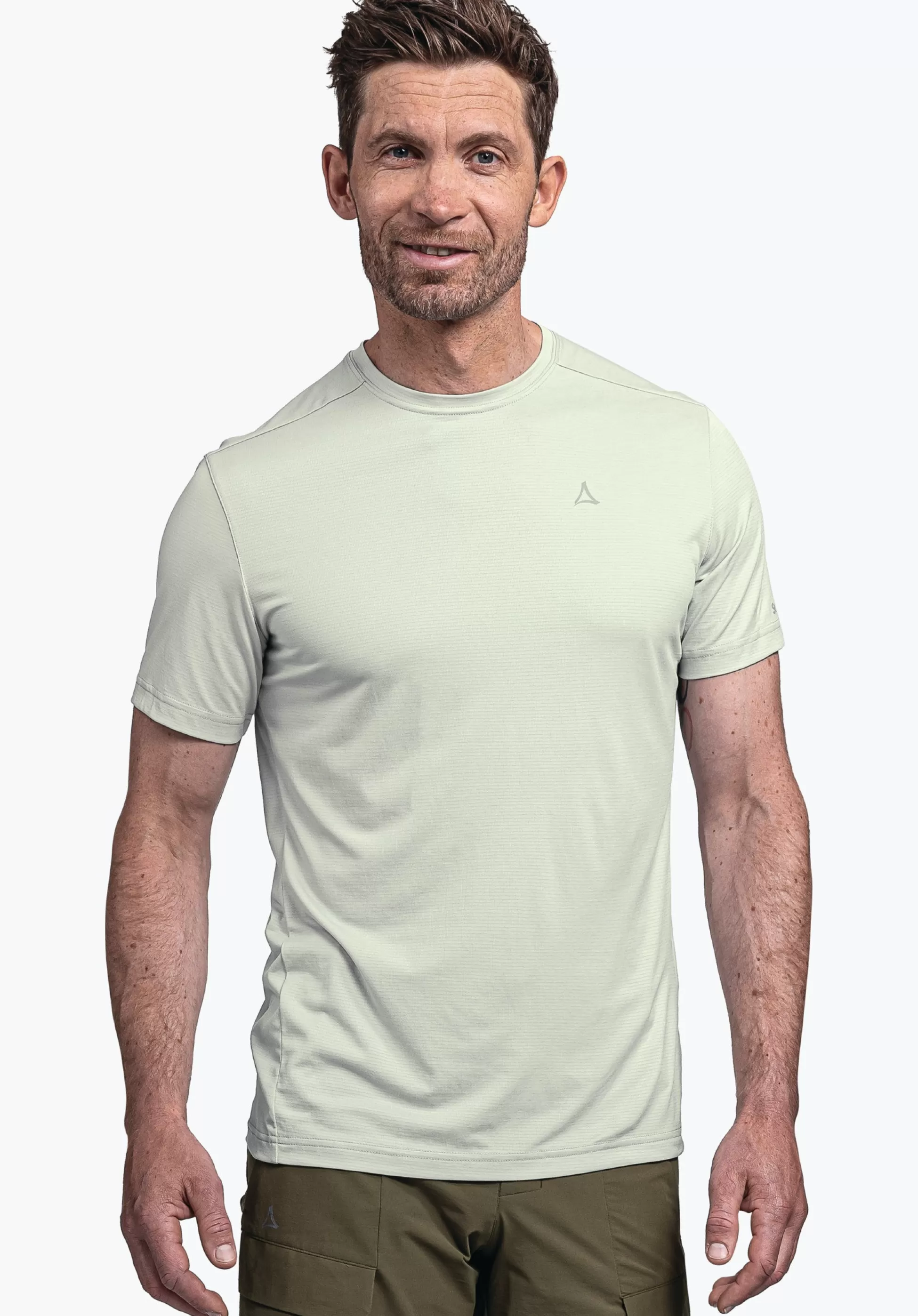 MEN SCHÖFFEL <Environmentally friendly & comfortable shirt orange