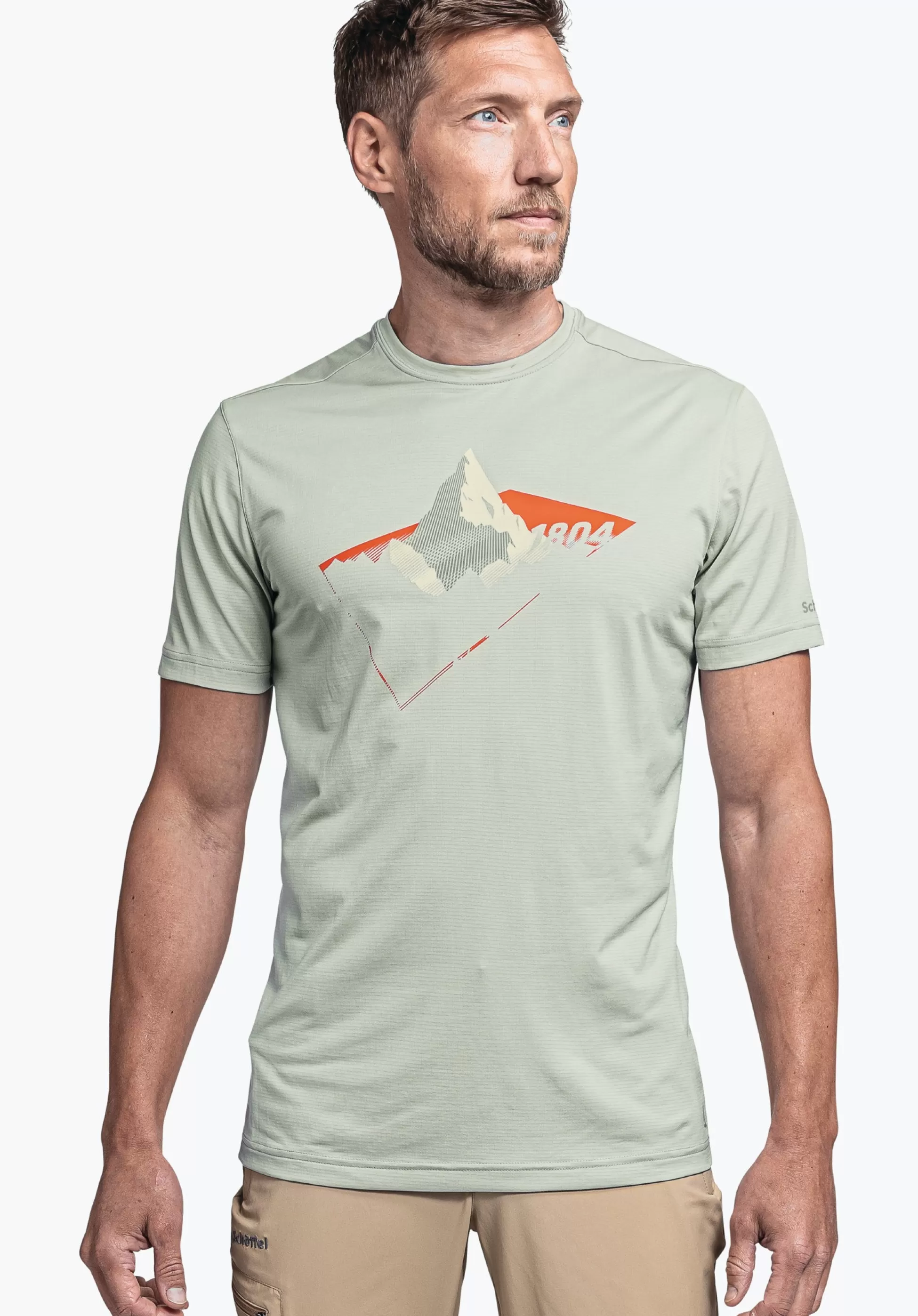 MEN SCHÖFFEL <Environmentally friendly t shirt for hiking grün