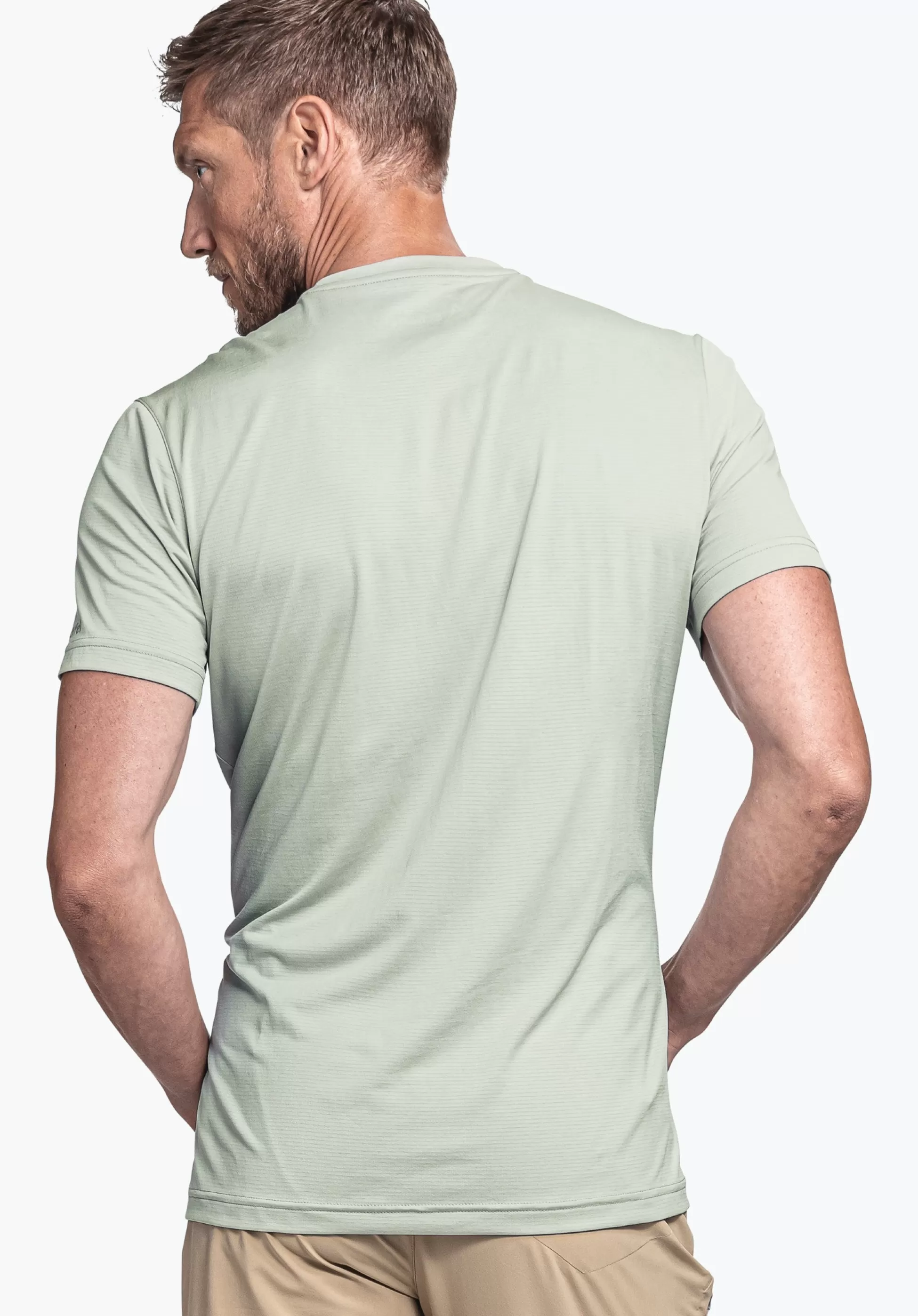 MEN SCHÖFFEL <Environmentally friendly t shirt for hiking grün