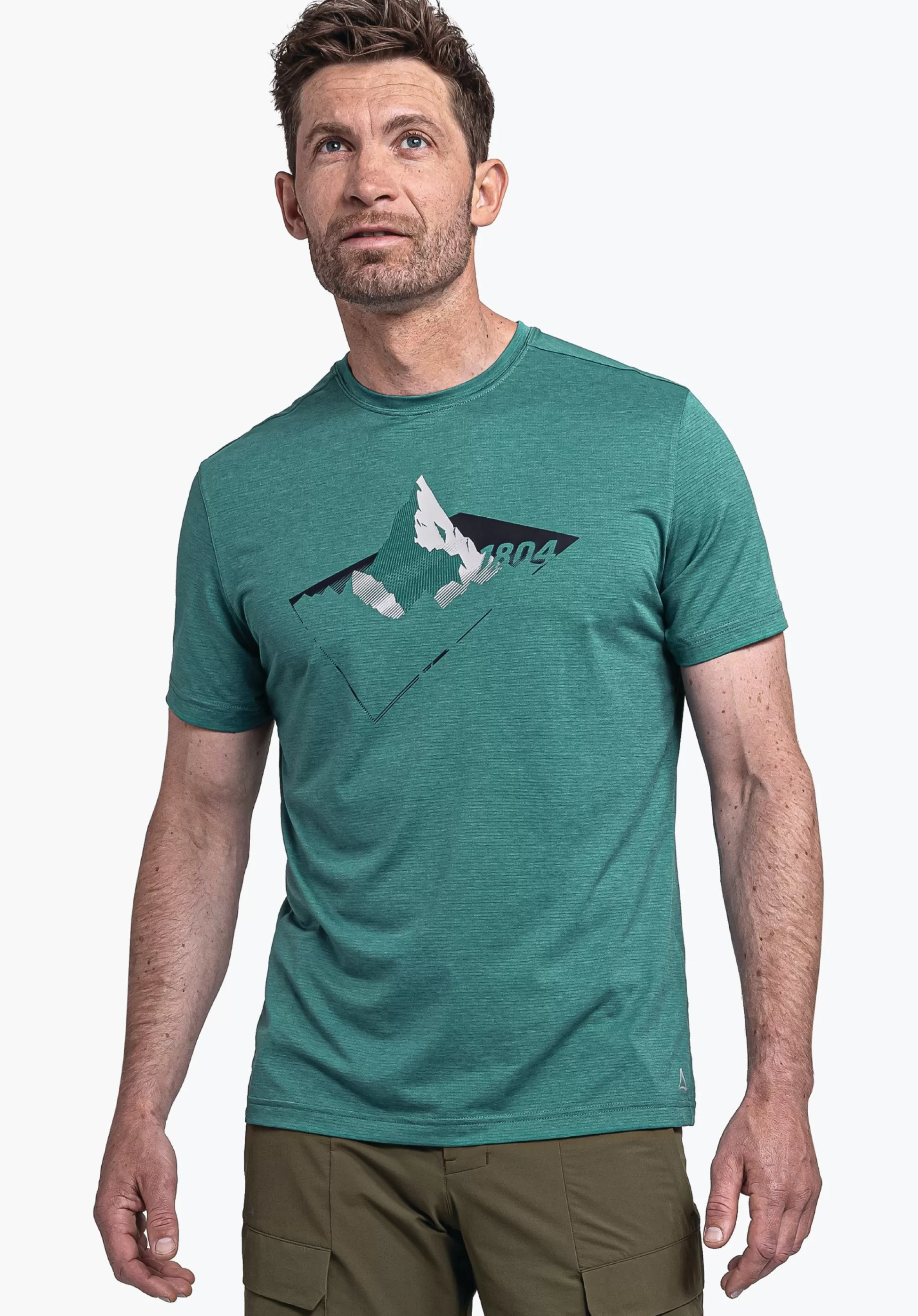 MEN SCHÖFFEL <Environmentally friendly t shirt for hiking grün