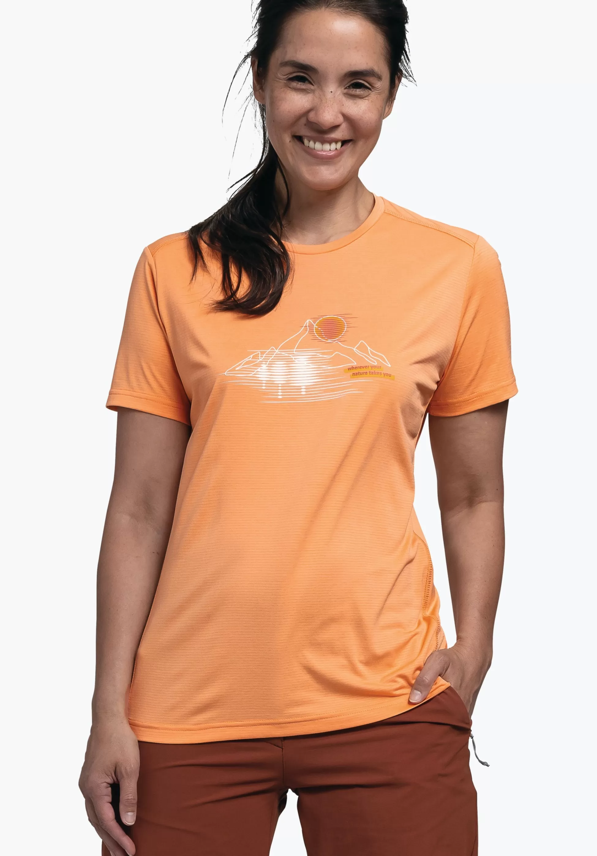 WOMEN SCHÖFFEL <Environmentally friendly t shirt for hiking weiß