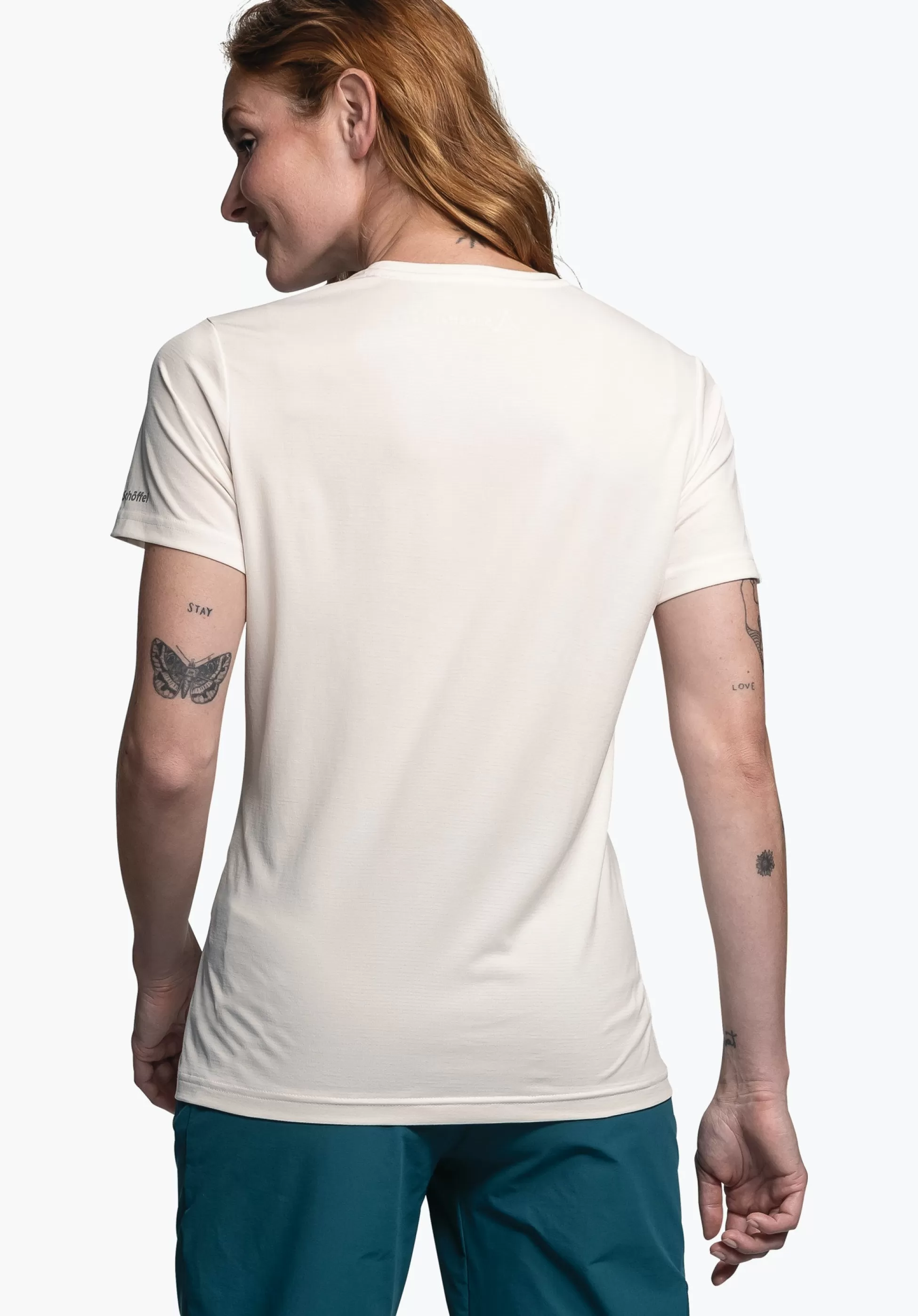WOMEN SCHÖFFEL <Environmentally friendly t shirt for hiking weiß