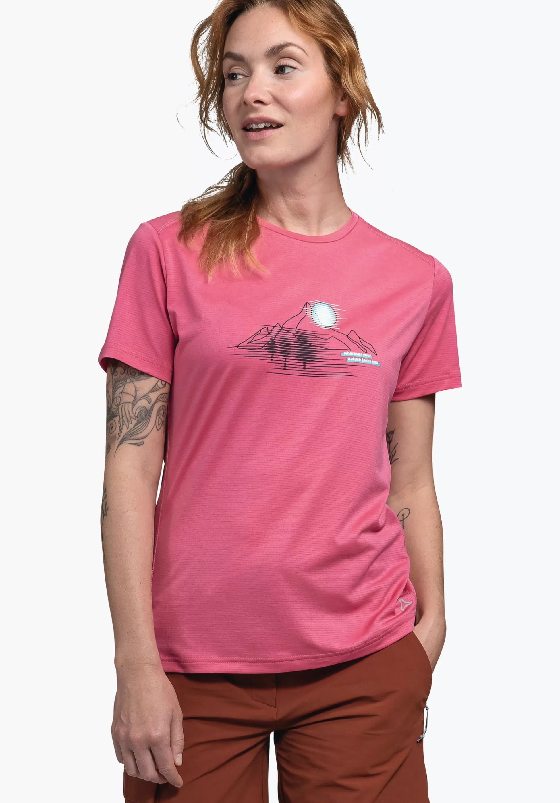 WOMEN SCHÖFFEL <Environmentally friendly t shirt for hiking weiß