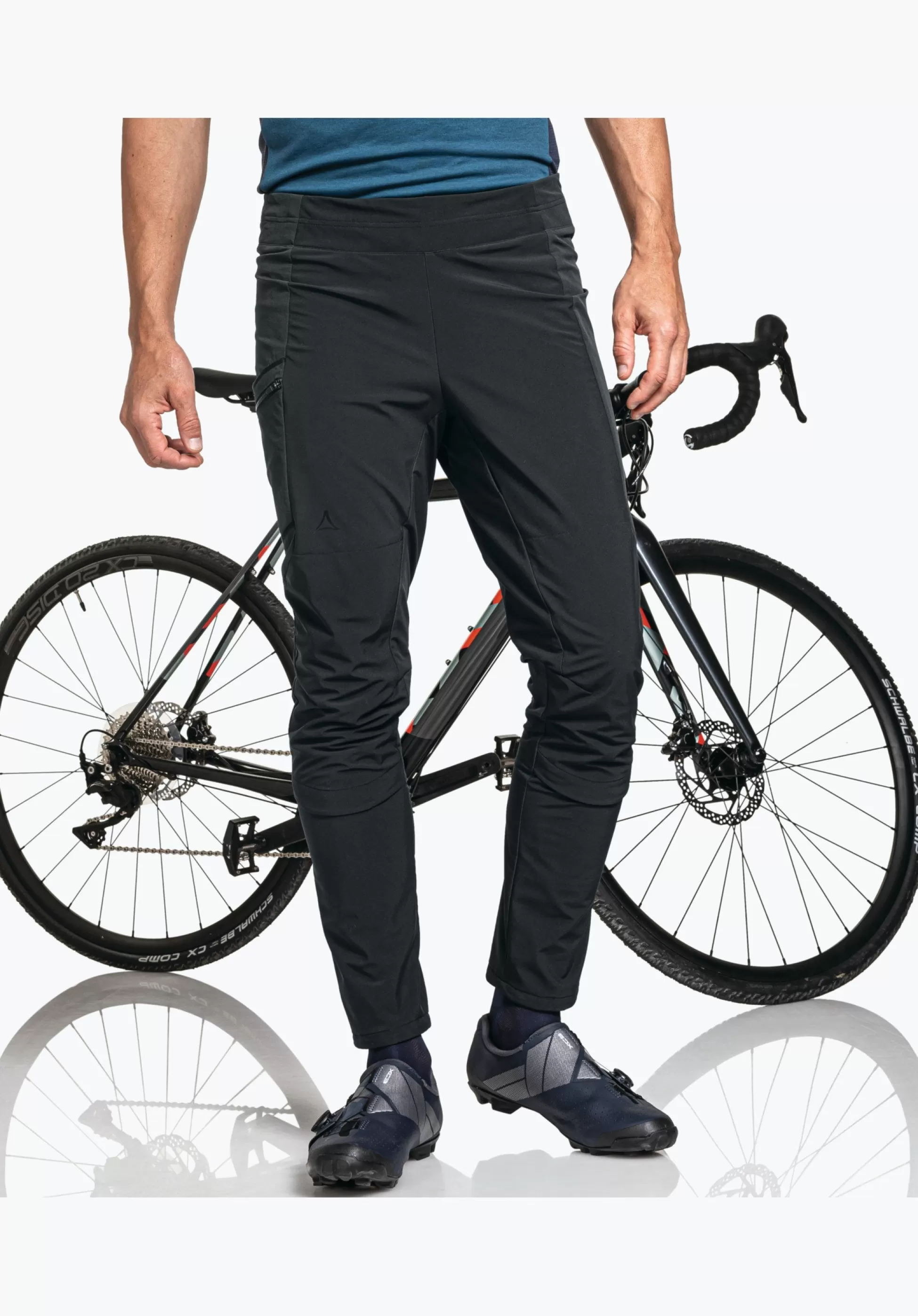 MEN SCHÖFFEL Bike | Pants Long<Ergonomically cut gravel pants black