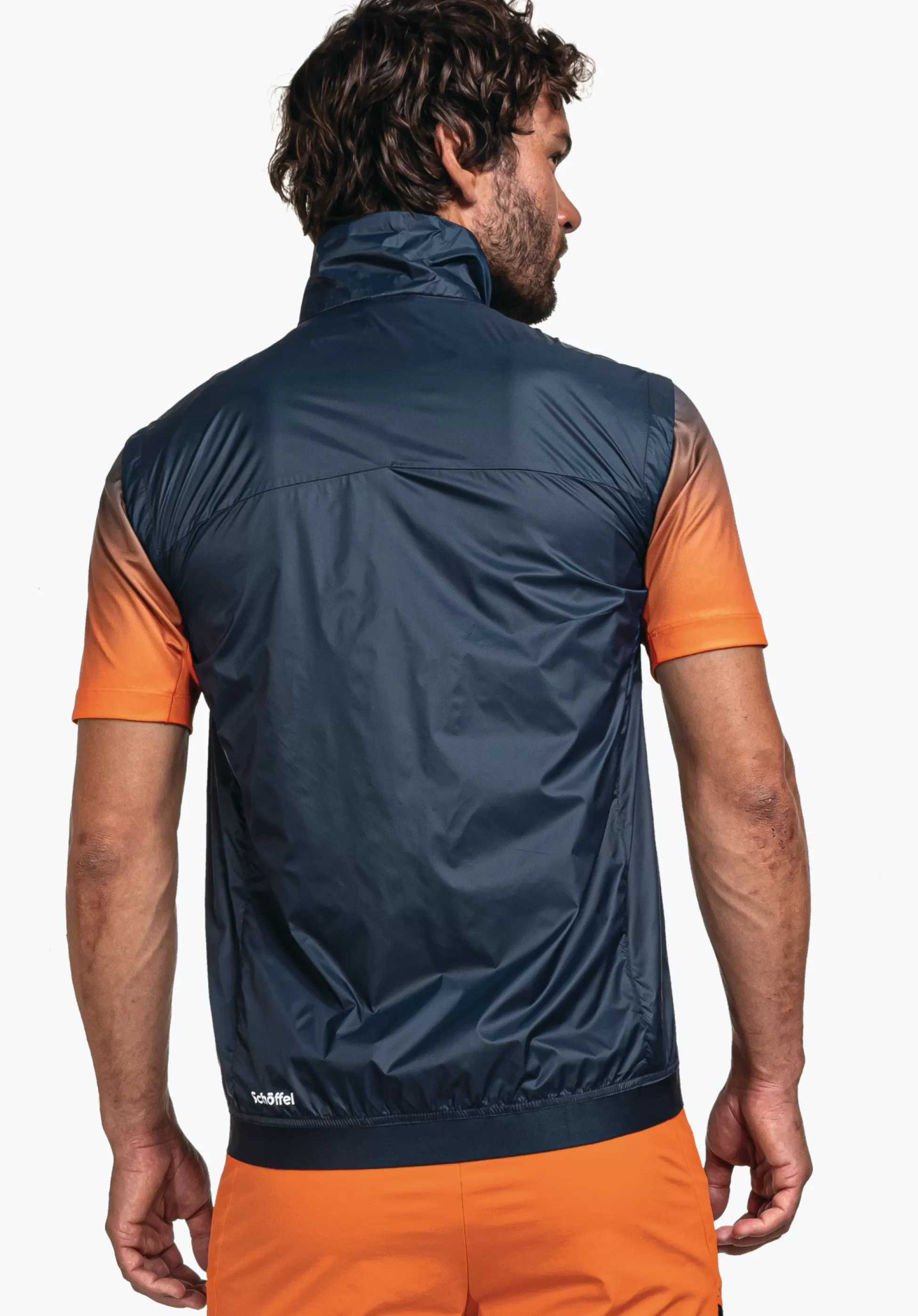 MEN SCHÖFFEL Trek & Hike<Extremely lightweight windproof gilet blue