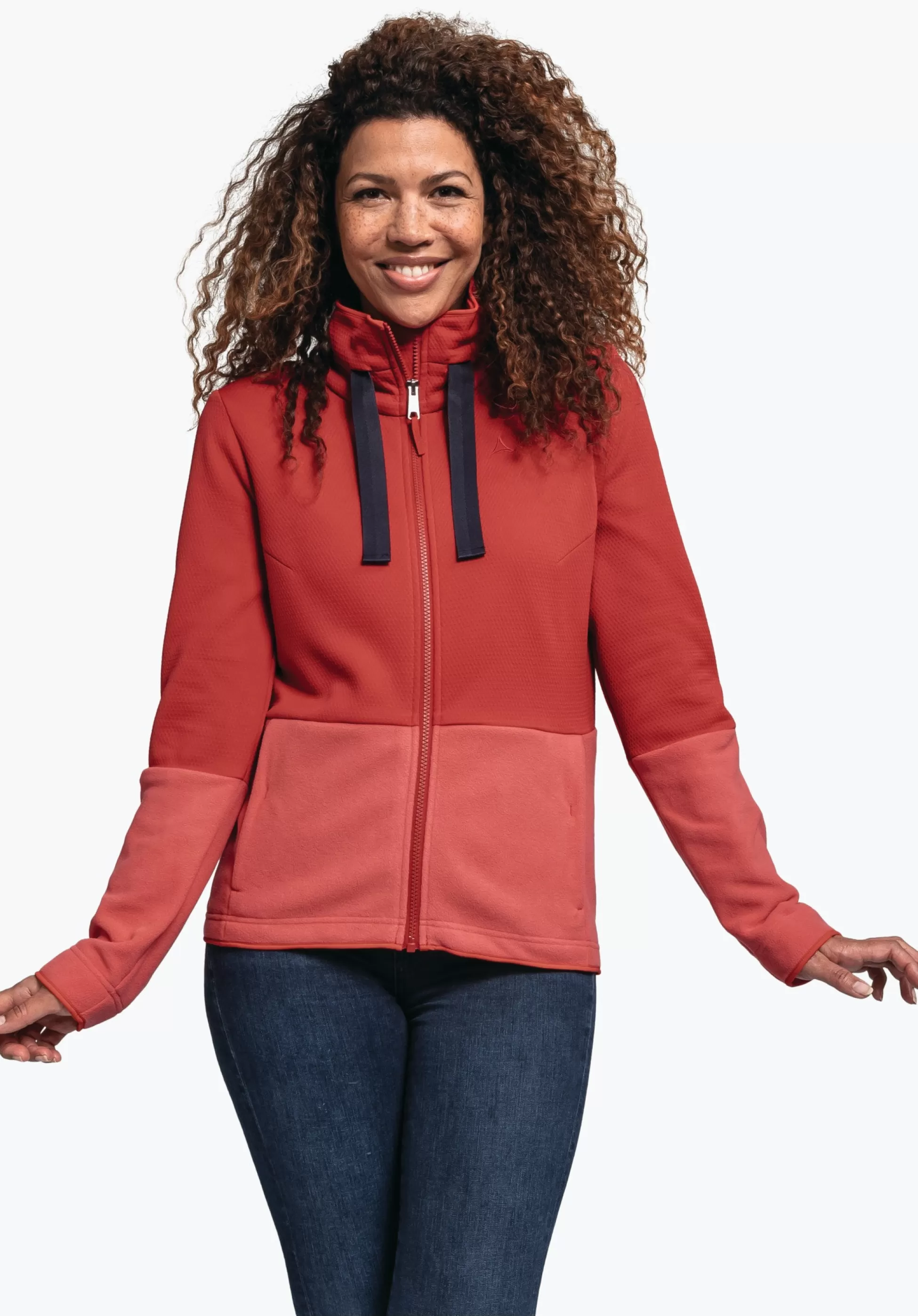 WOMEN SCHÖFFEL Travel/Leisure<Fleece jacket in a sustainable material rosa