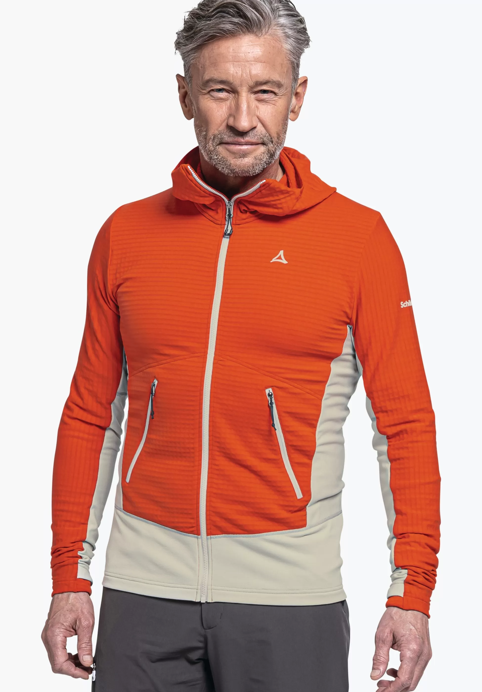 MEN SCHÖFFEL Mountaineering<Functional fleece with 2-way stretch orange