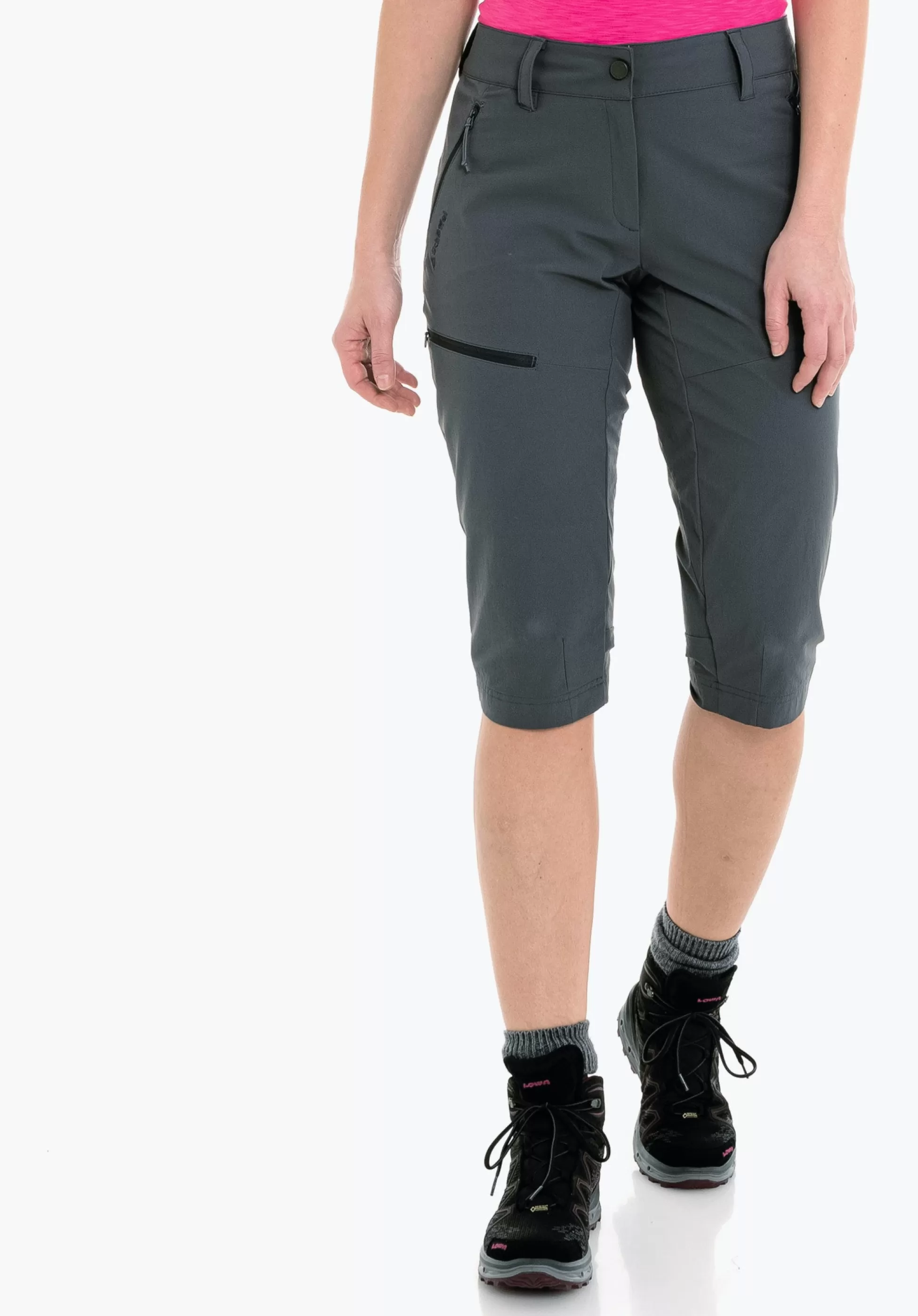 WOMEN SCHÖFFEL Trek & Hike | Pants Short<Functional ¾-length pants for any activity red