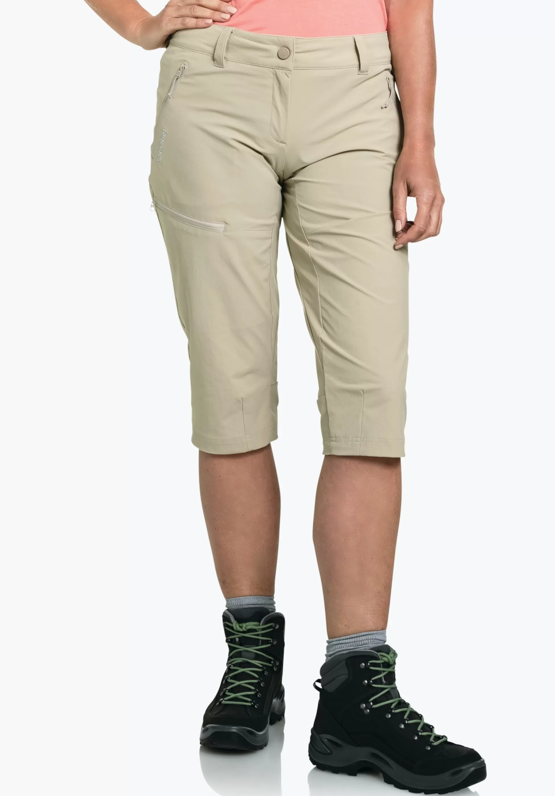 WOMEN SCHÖFFEL Trek & Hike | Pants Short<Functional ¾-length pants for any activity red