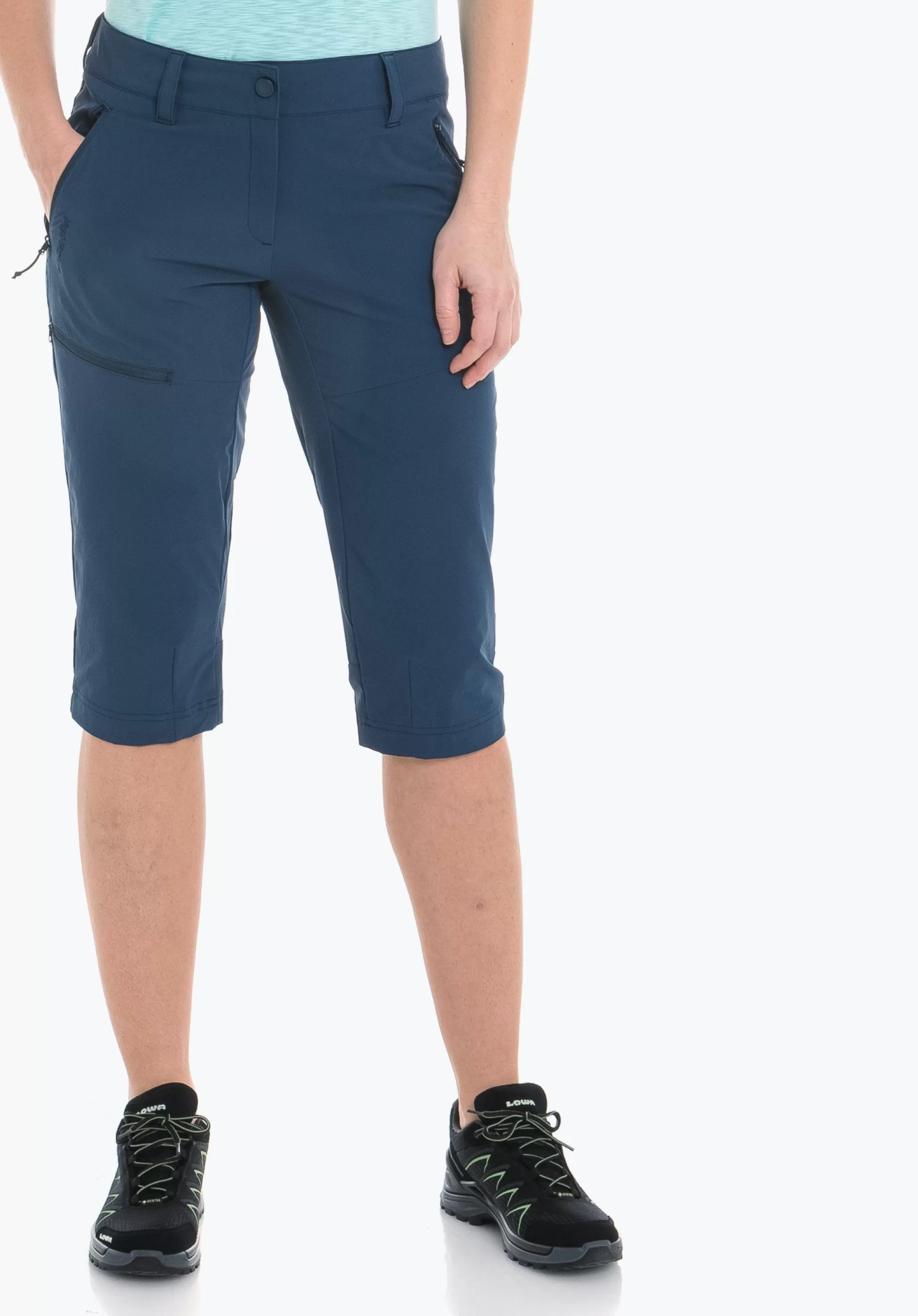 WOMEN SCHÖFFEL Pants Short | Trek & Hike<Functional ¾-length pants for any activity red