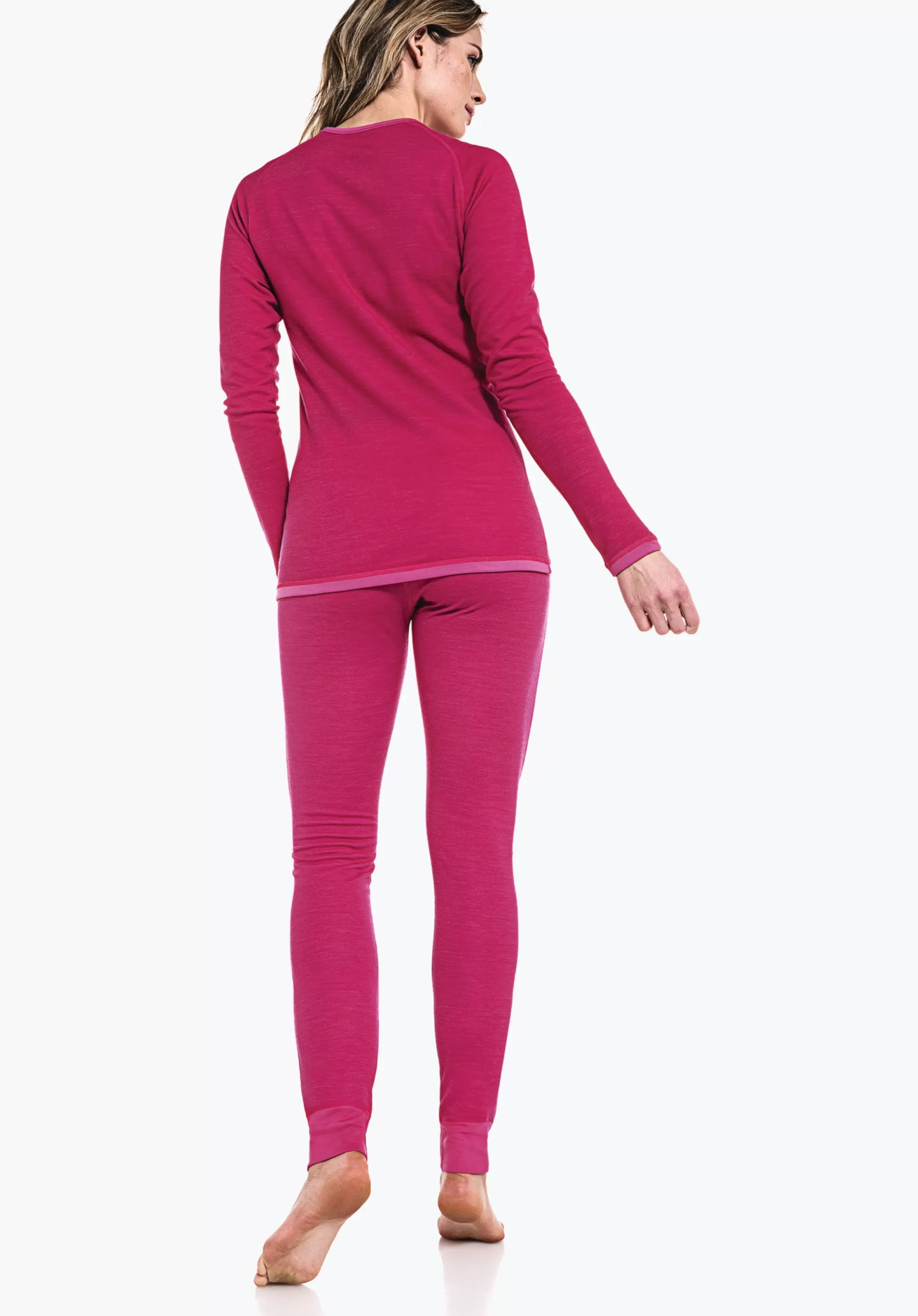 WOMEN SCHÖFFEL Skiing | Trek & Hike<Functional longsleeve with merino wool pink